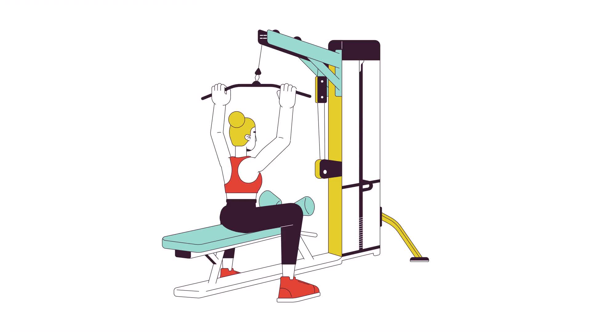 Going To Gym Animation