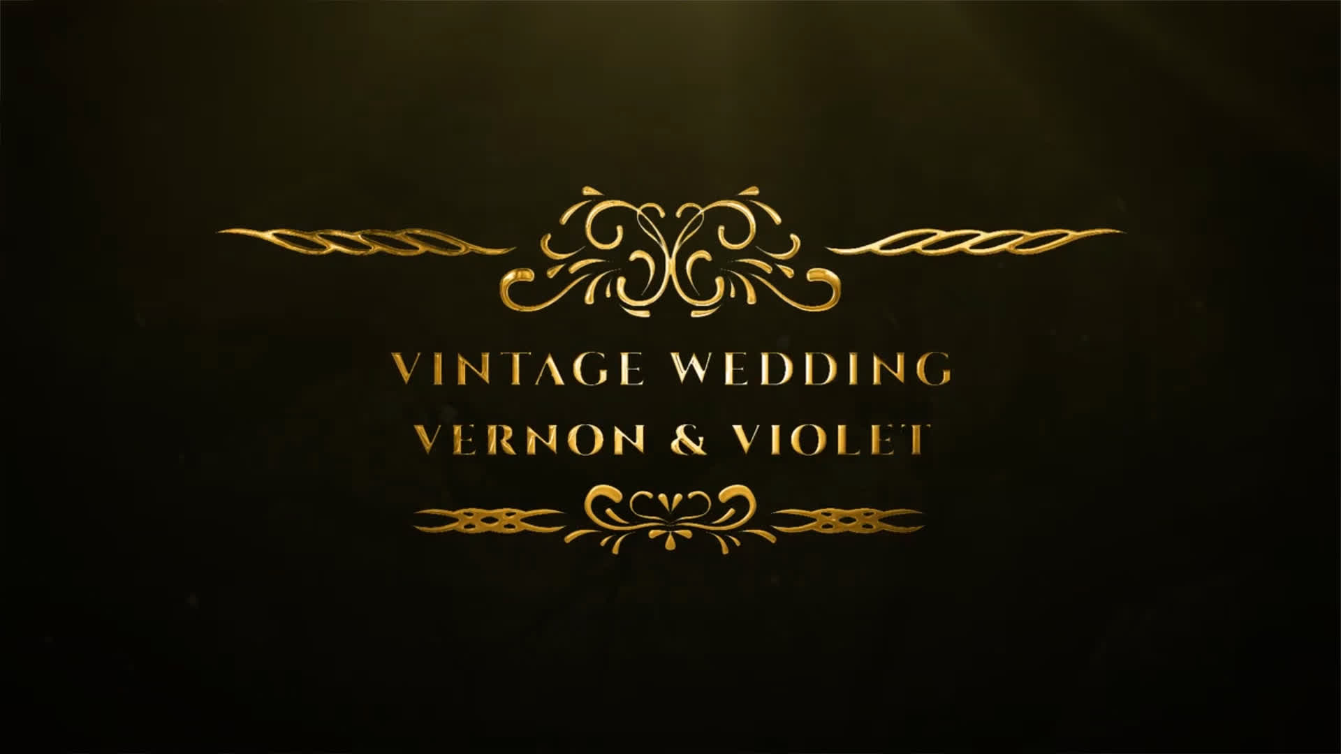 Gold Wedding Titles
