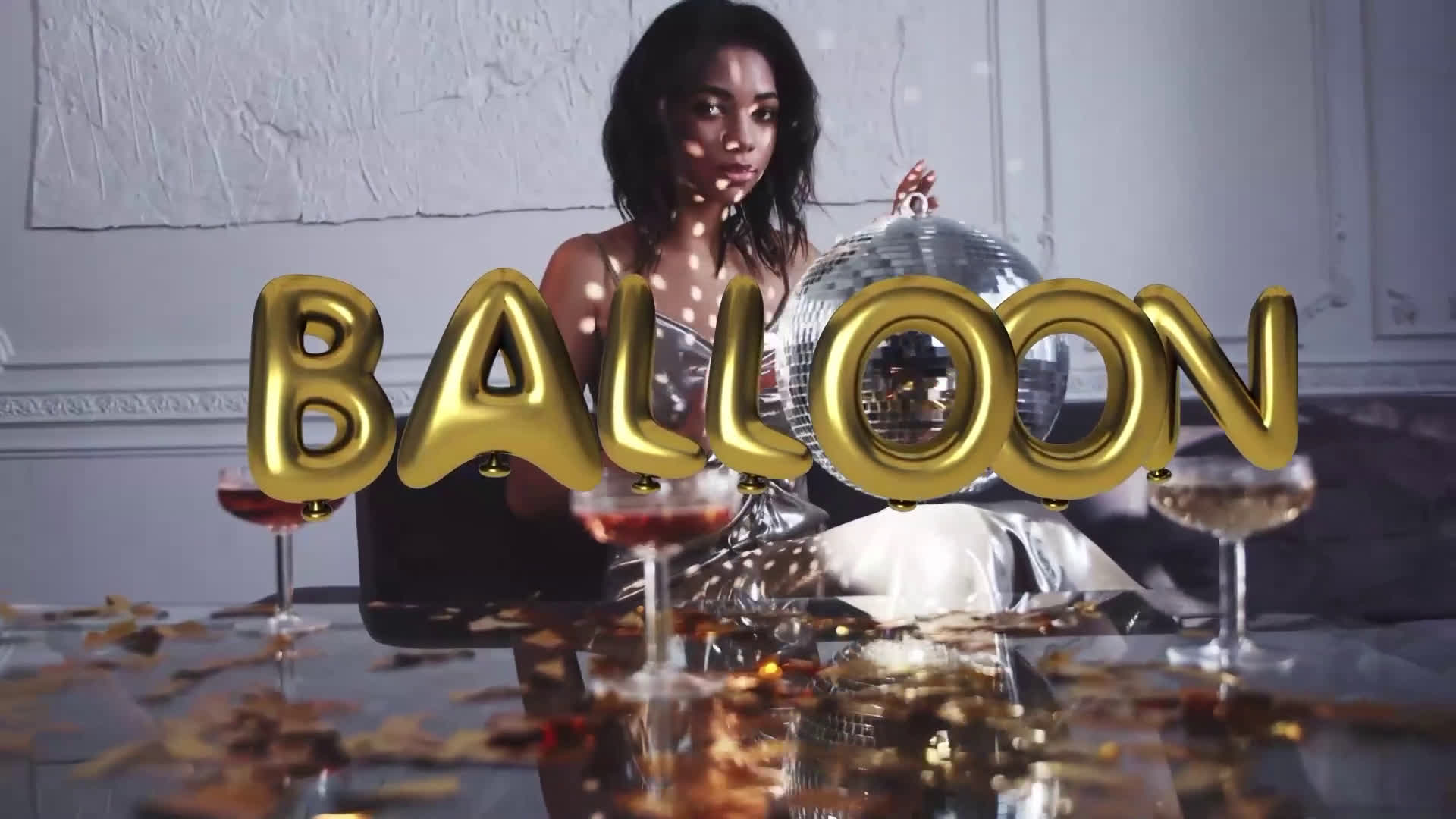 Golden Balloon Title
