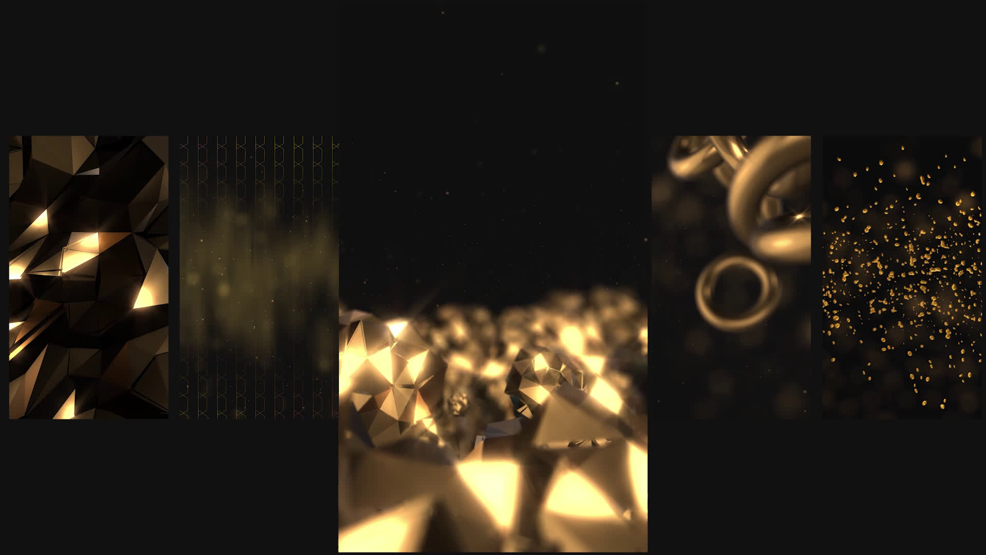 Golden Black Vertical Backgrounds