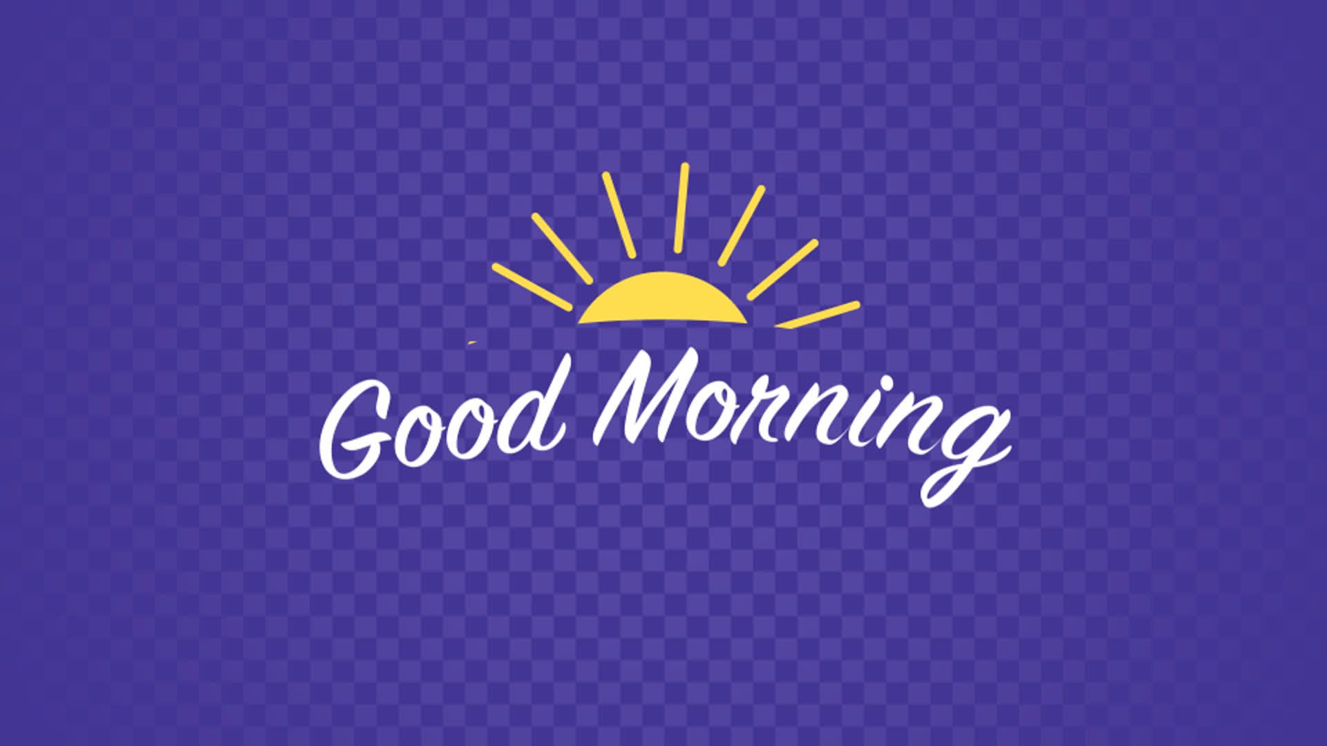 Good Morning Text Animation