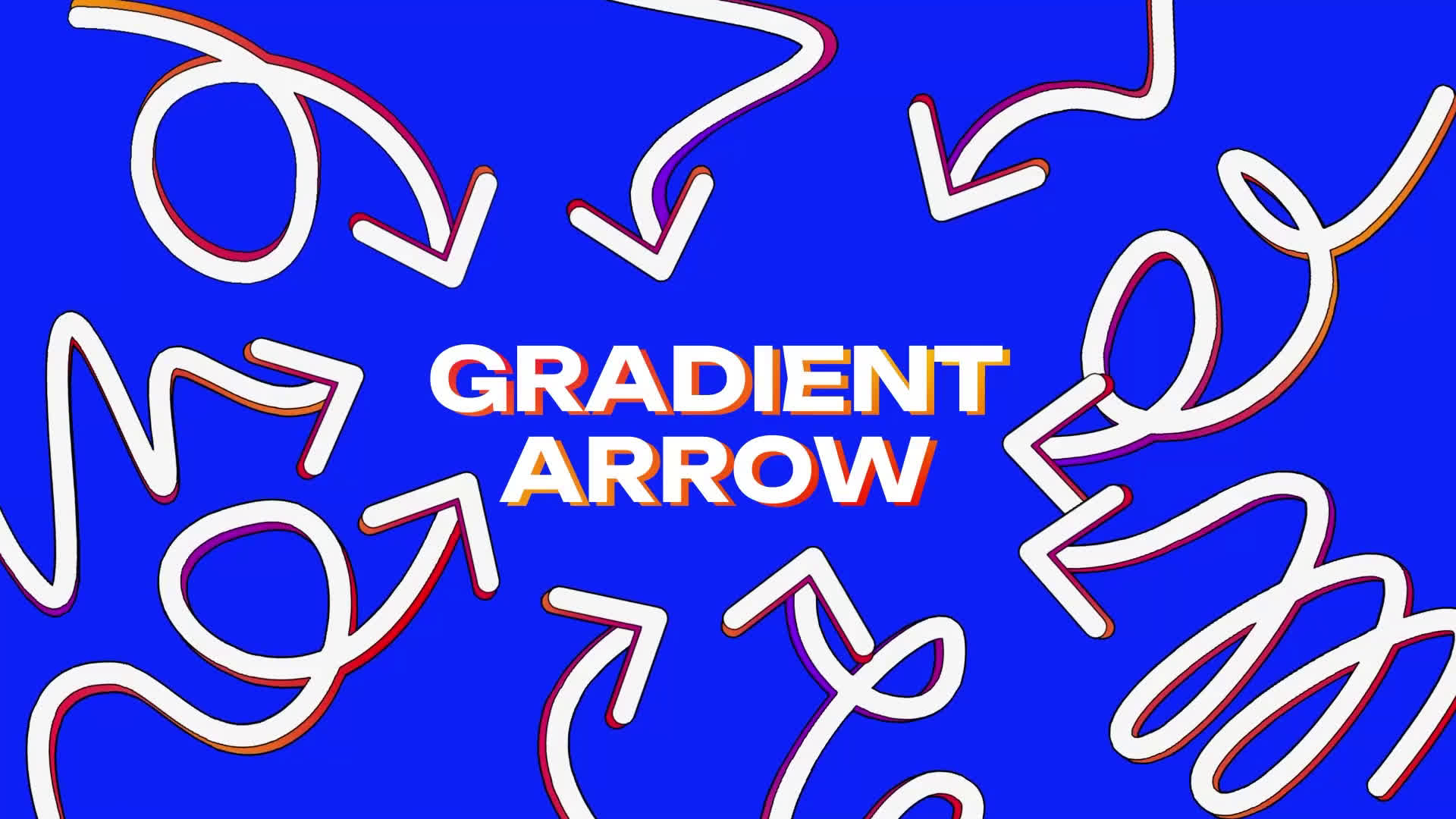 Gradient Arrow Drag and Drop