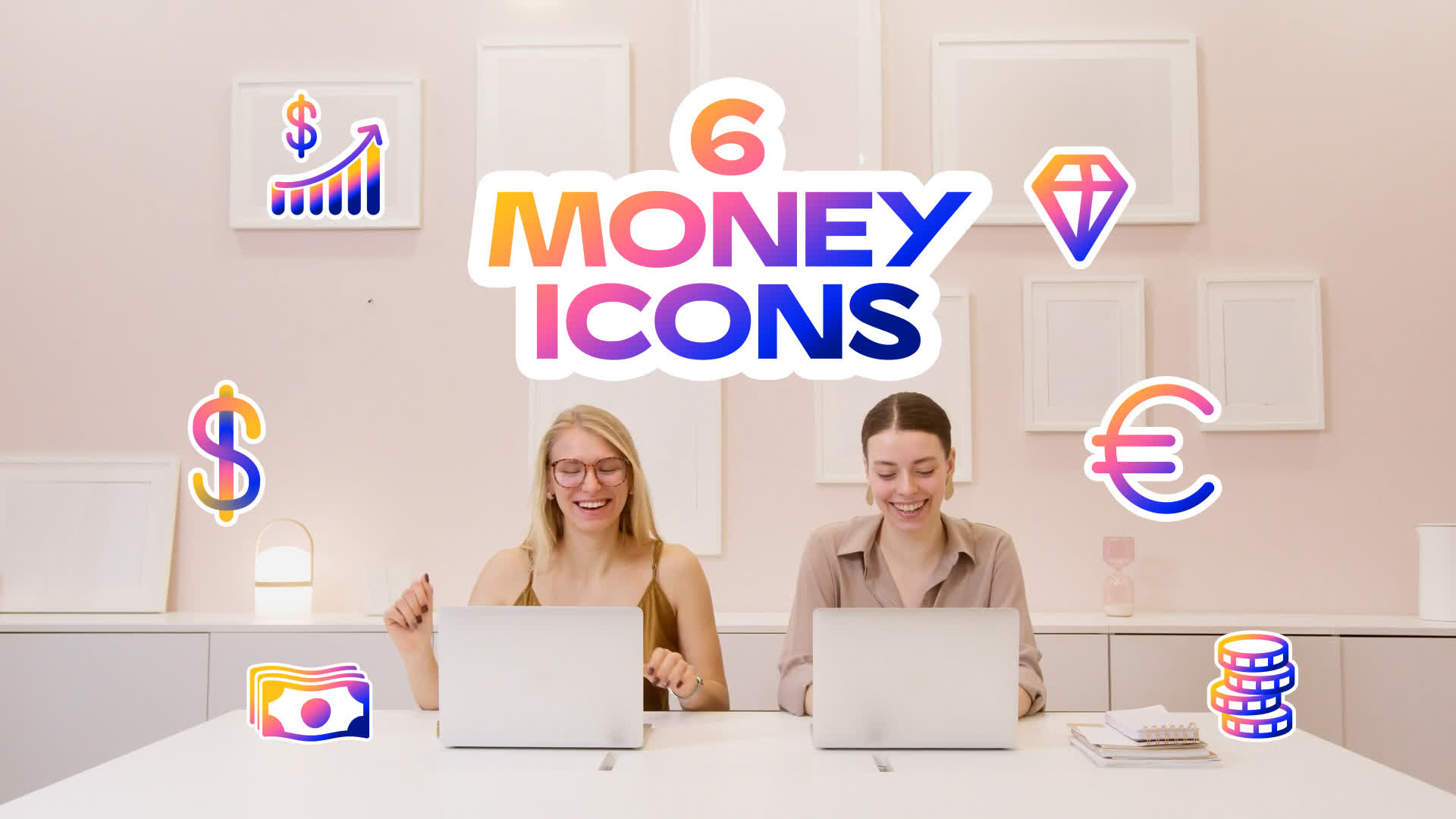 Gradient Money Icon Pack