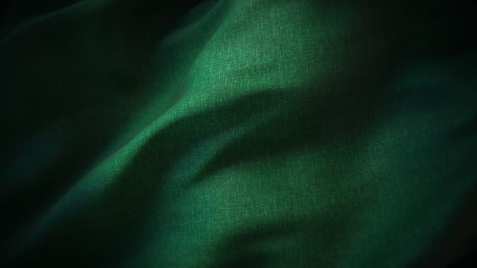 Green Fabric Background