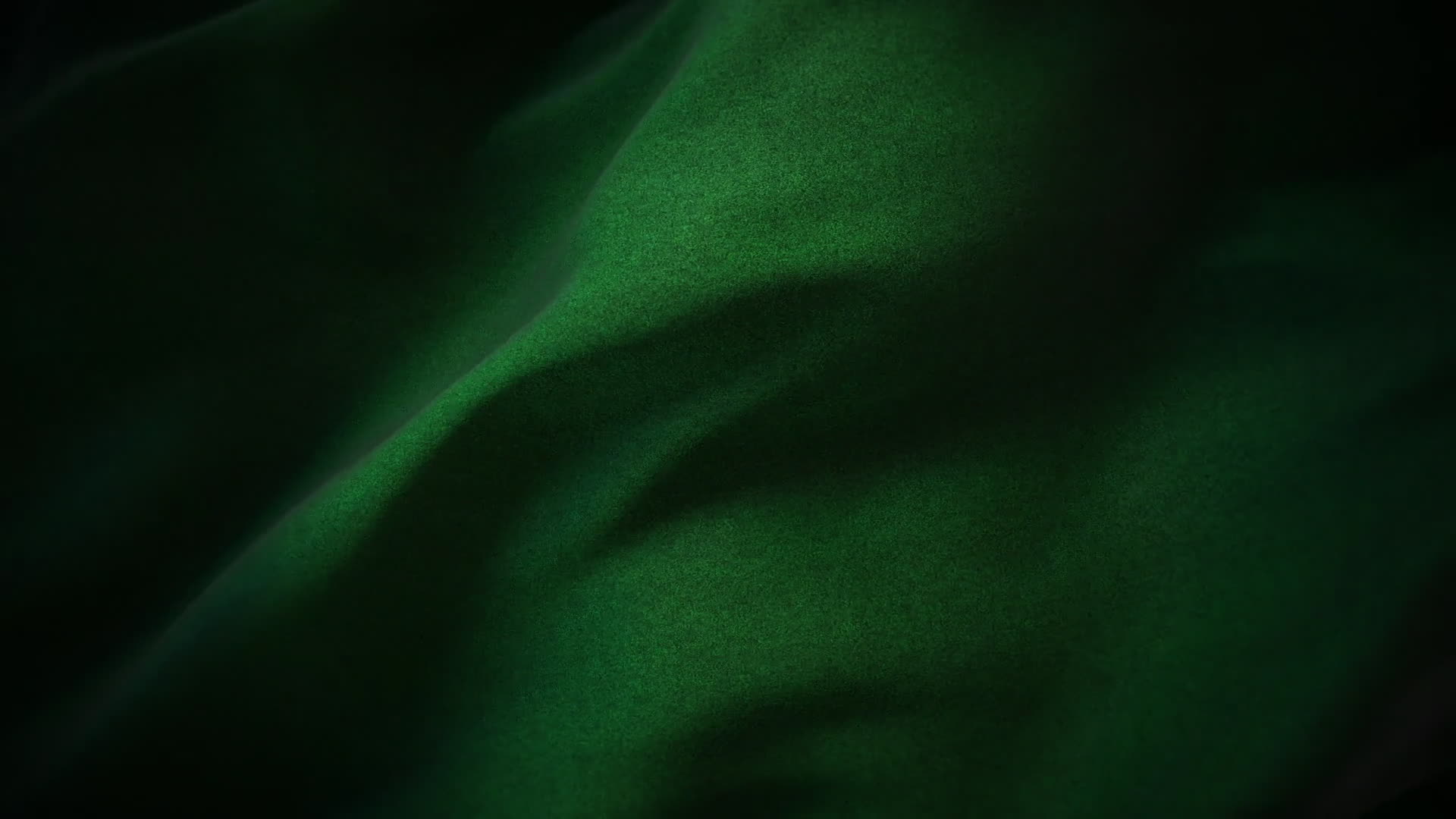 Green Felt Fabric Background