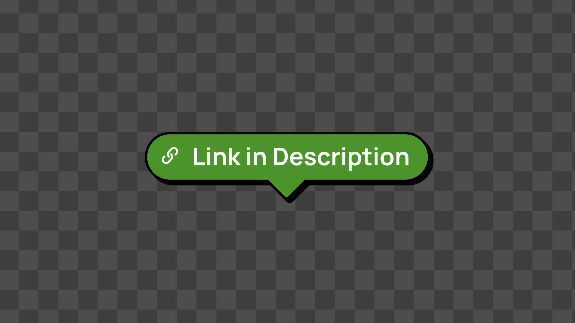 Green Link In Description Bubble Animation