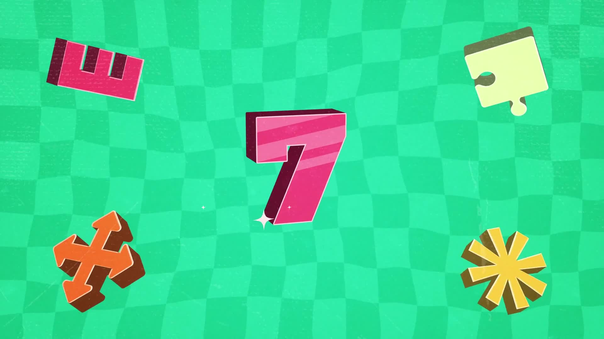 Groovy Countdown Background