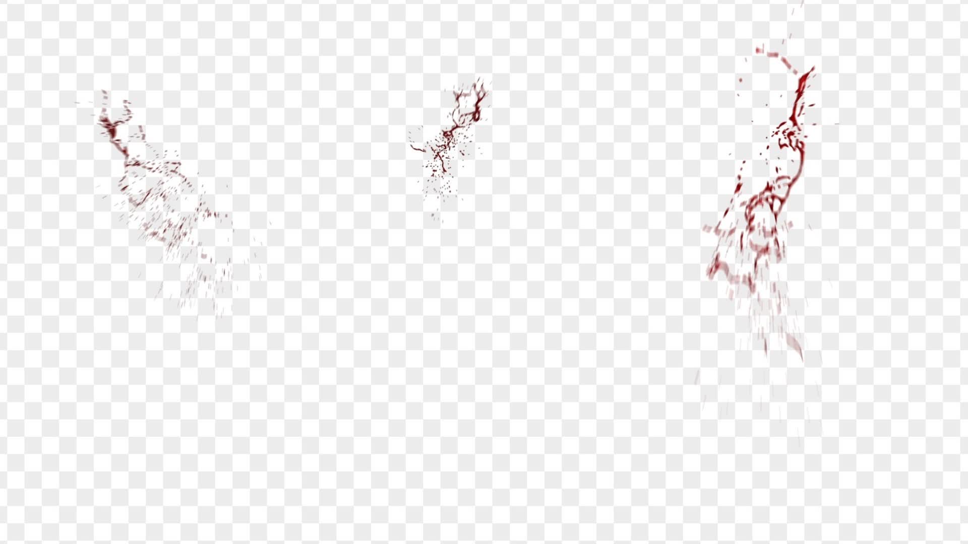 Grunge Blood Splatter Textures on Alpha