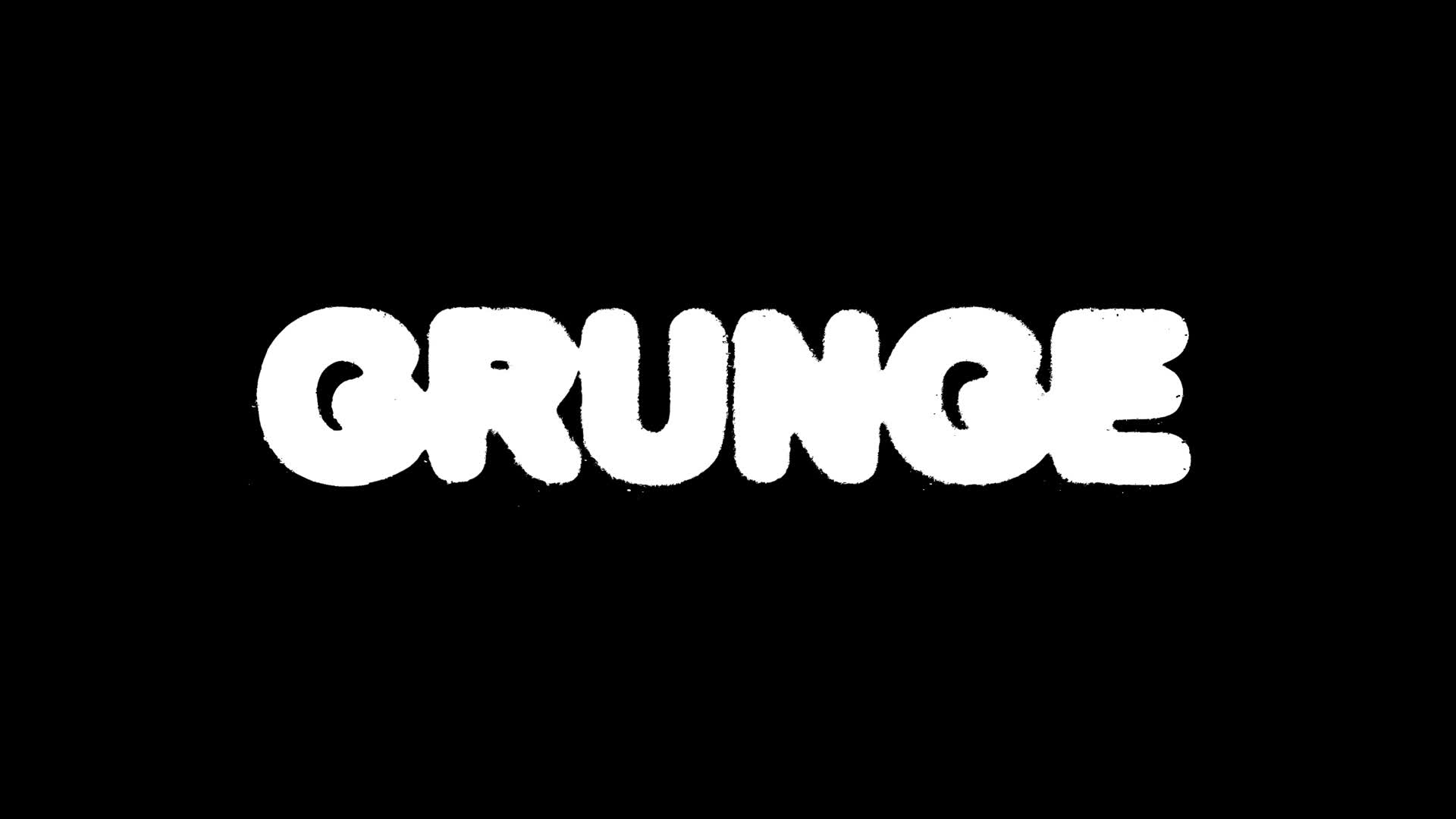 Grunge Capital Word Text Reveal
