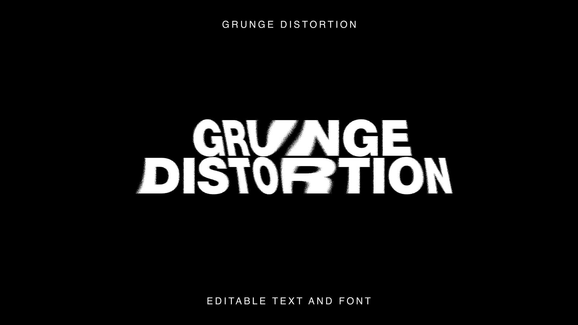 Grunge Distortion Text