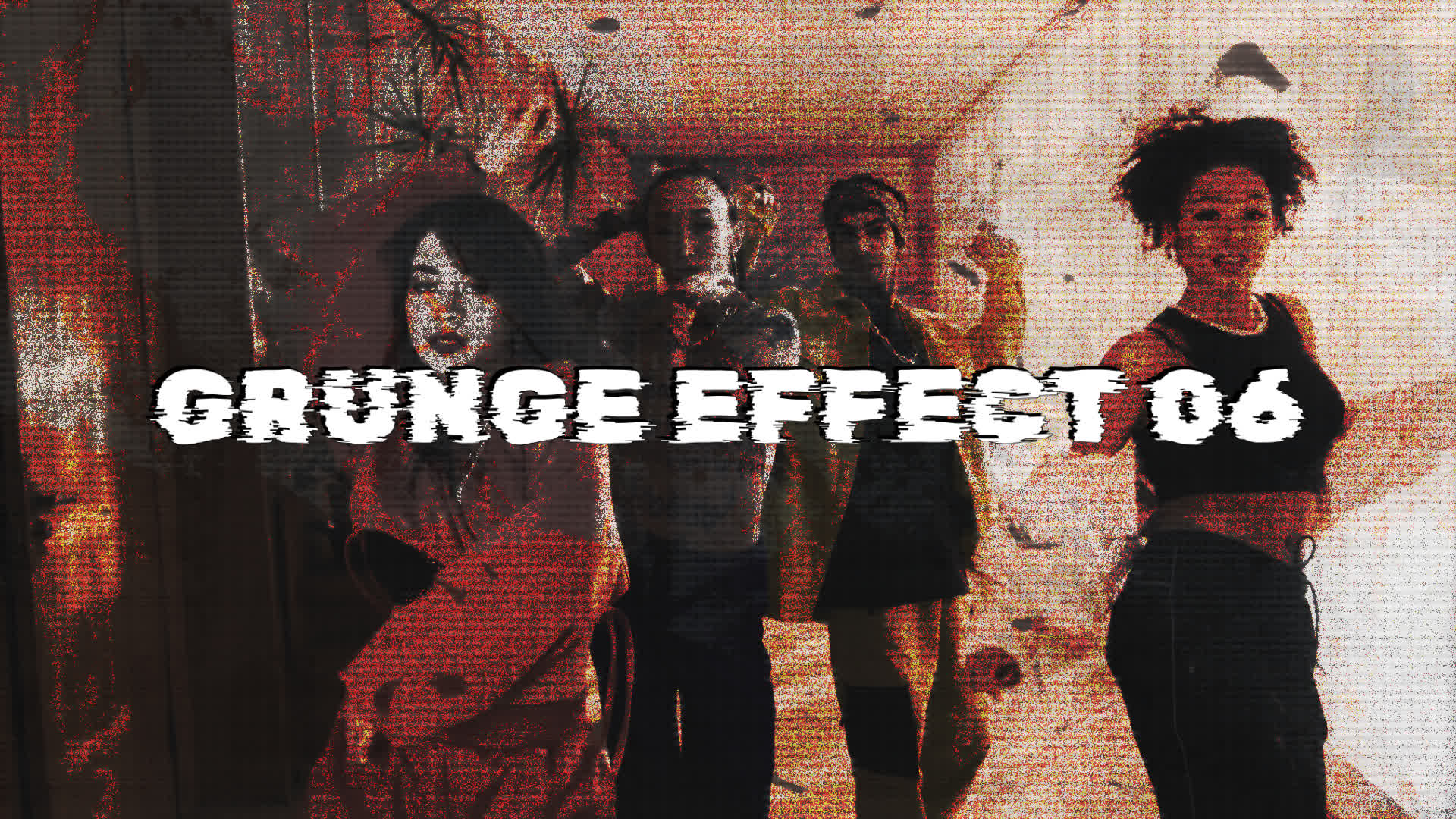 Grunge Overlay Effect (Orange)
