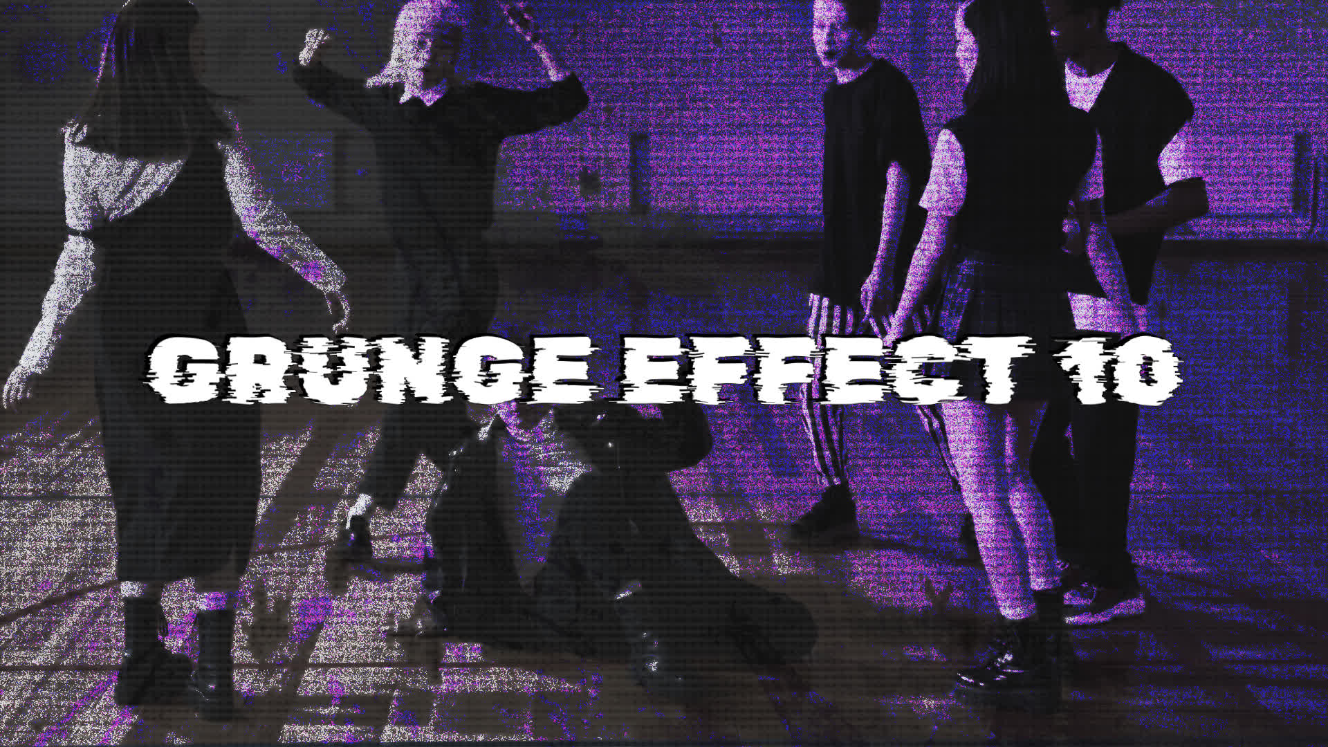 Grunge Overlay Effect (Purple)
