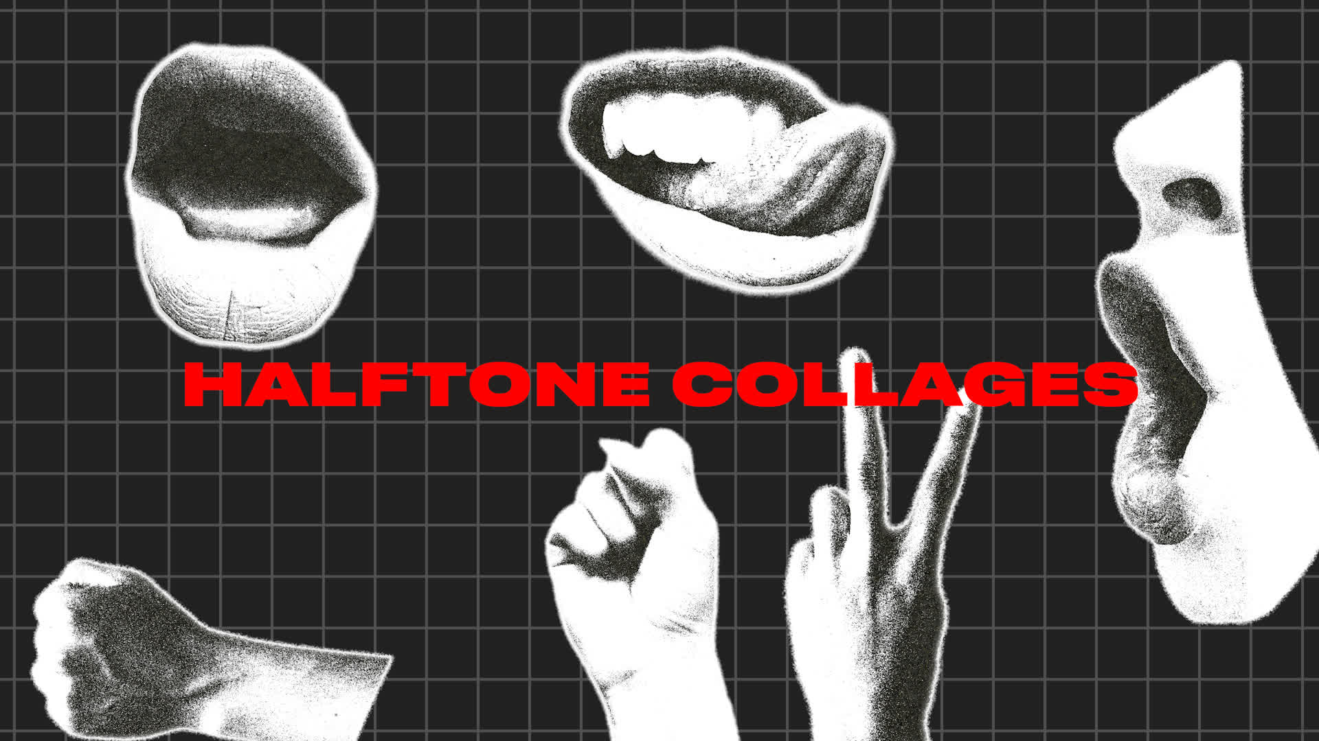Halftone Collages