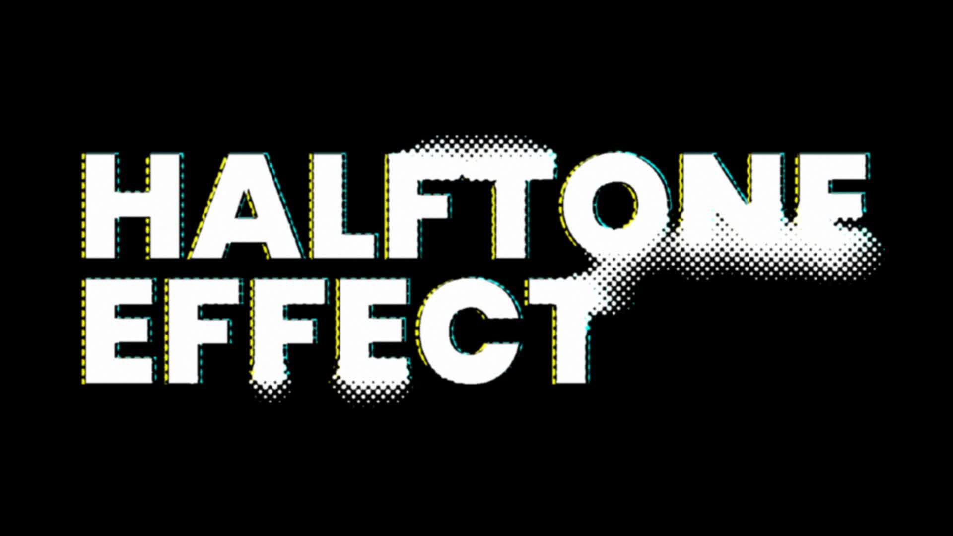 Halftone Grunge Text Title