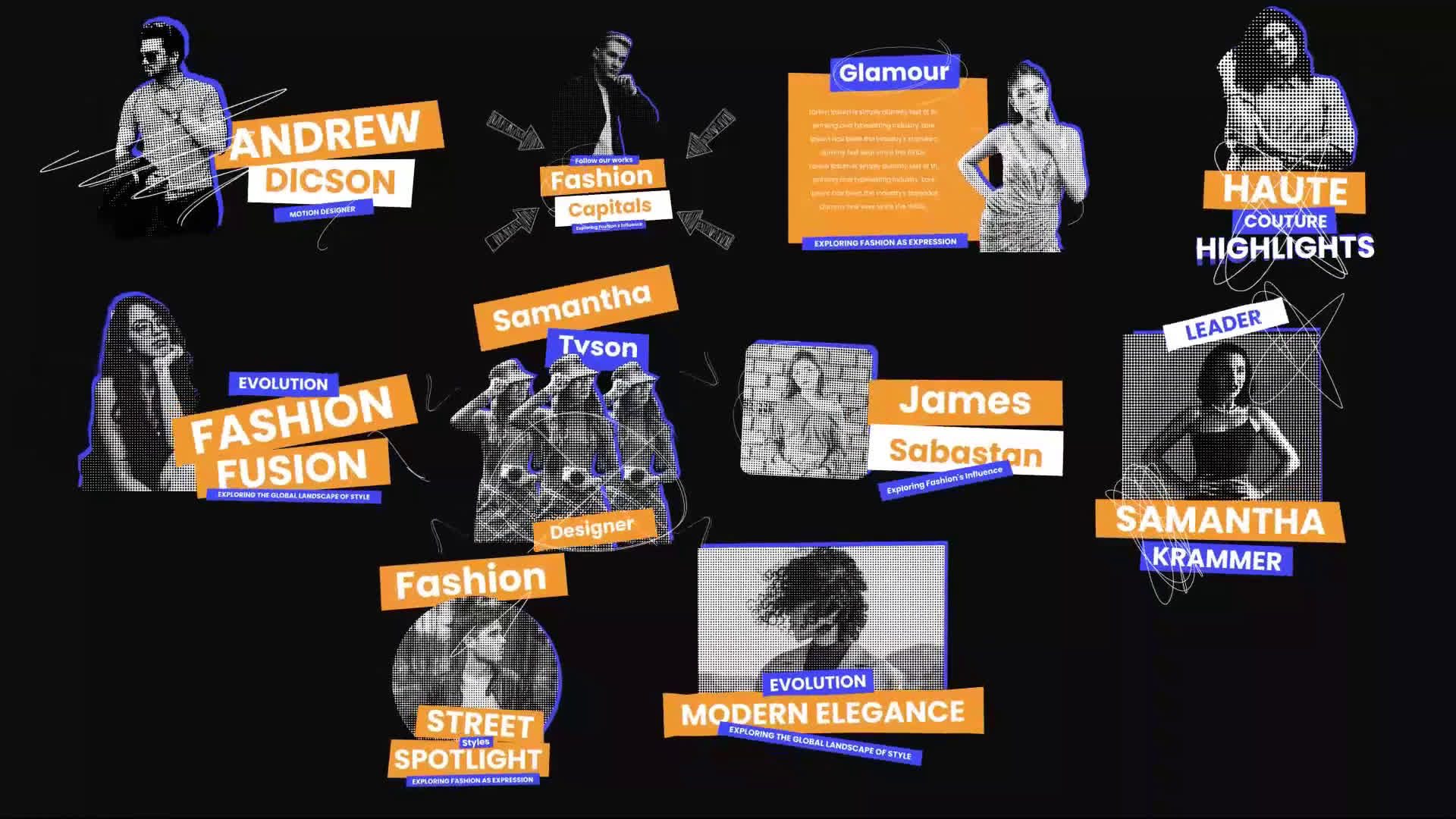 Halftone Lower Third