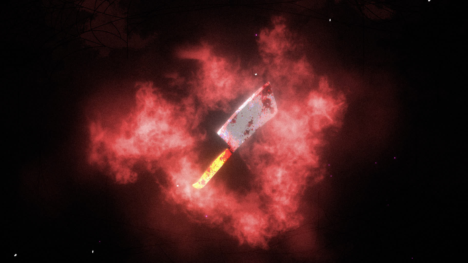 Halloween Bloody Cleaver Transition