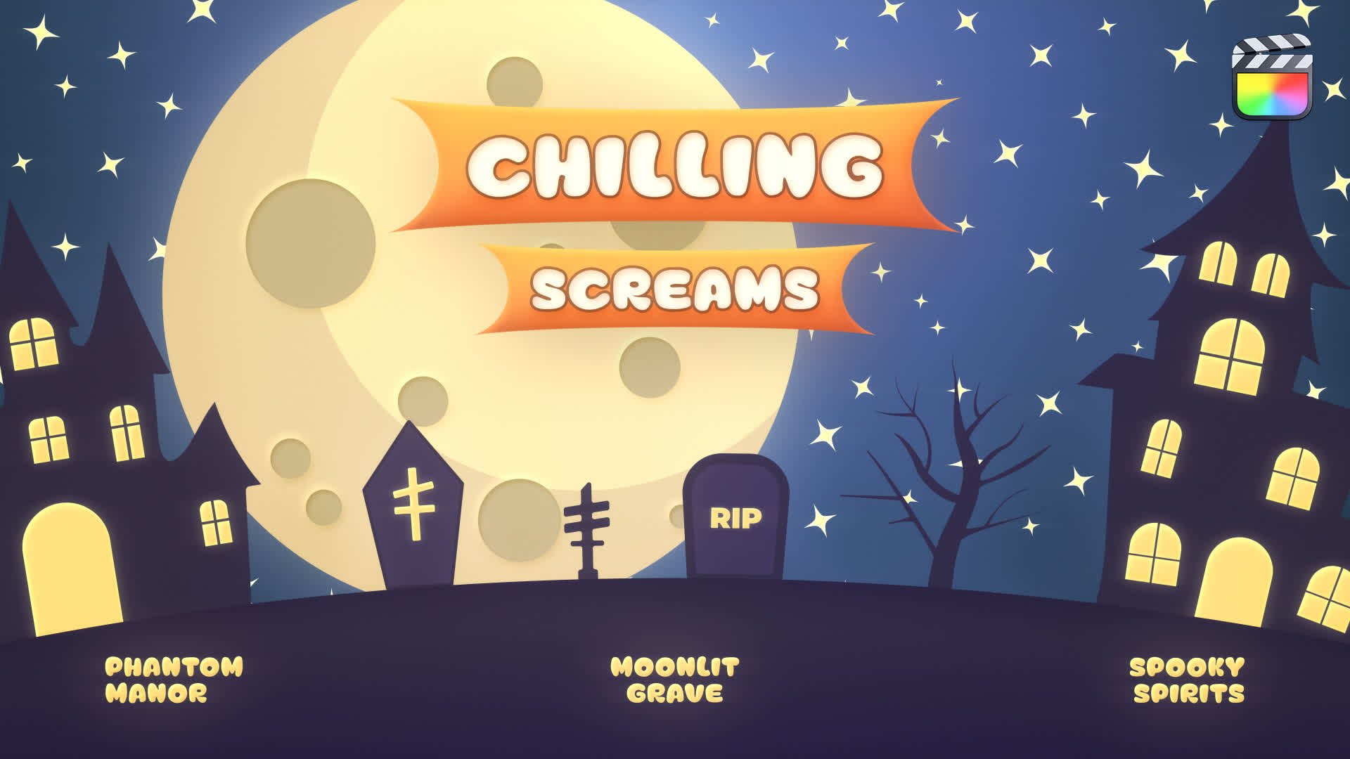 Halloween Colorful Titles