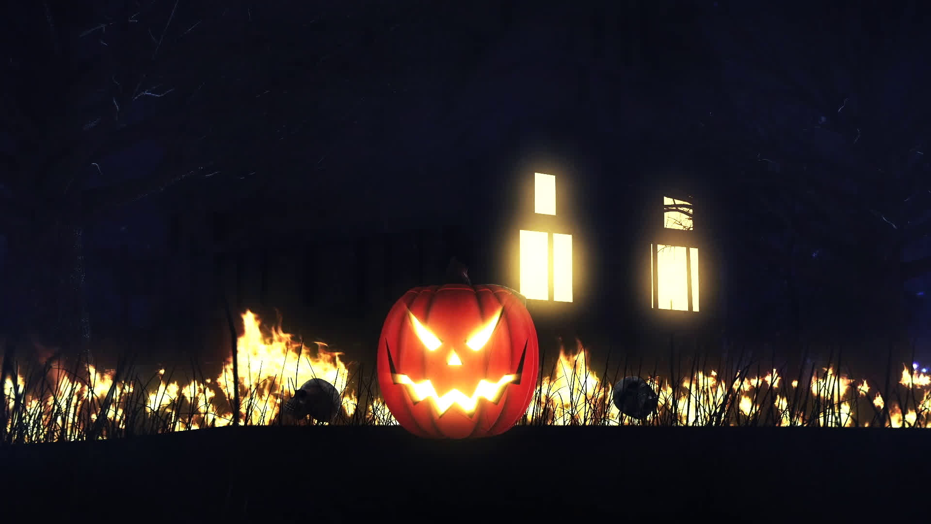 Halloween Dark Logo Reveal
