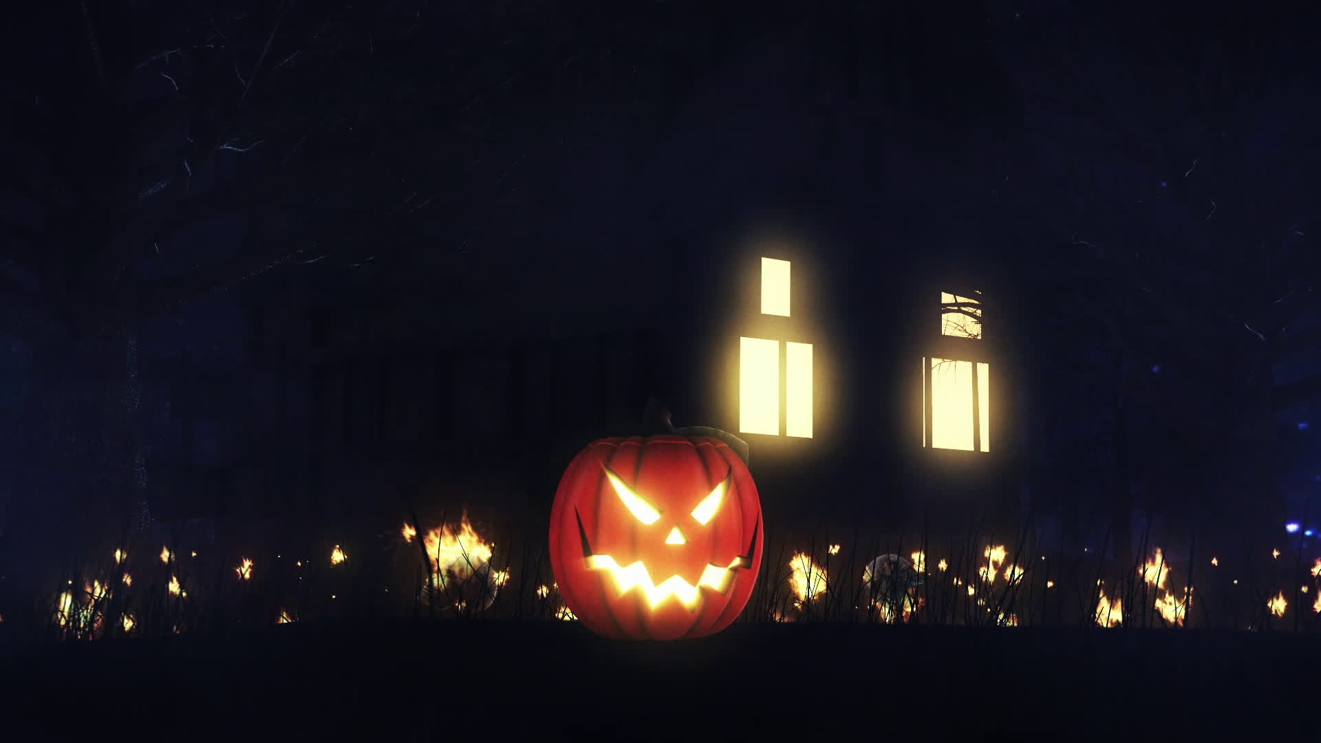 Halloween Dark Logo Reveal