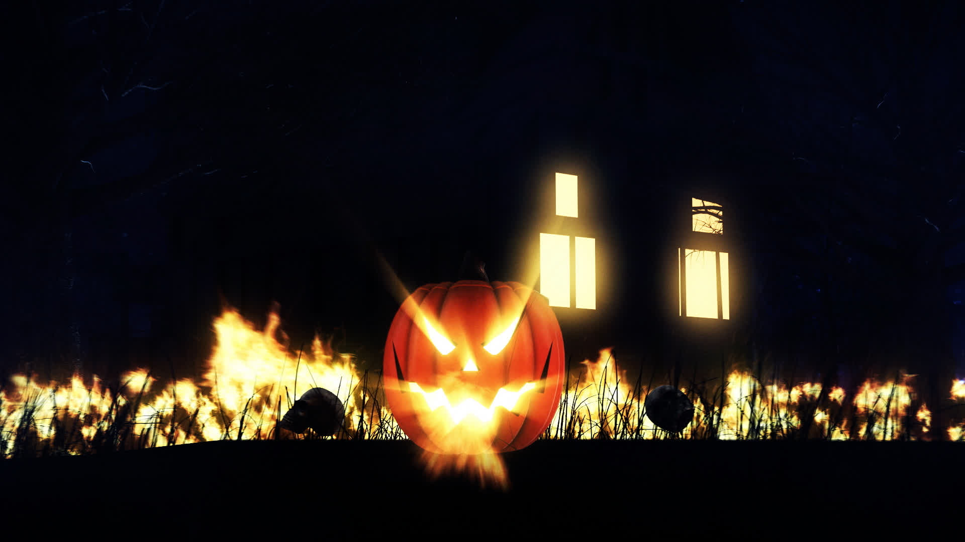 Halloween Dark Logo Reveal