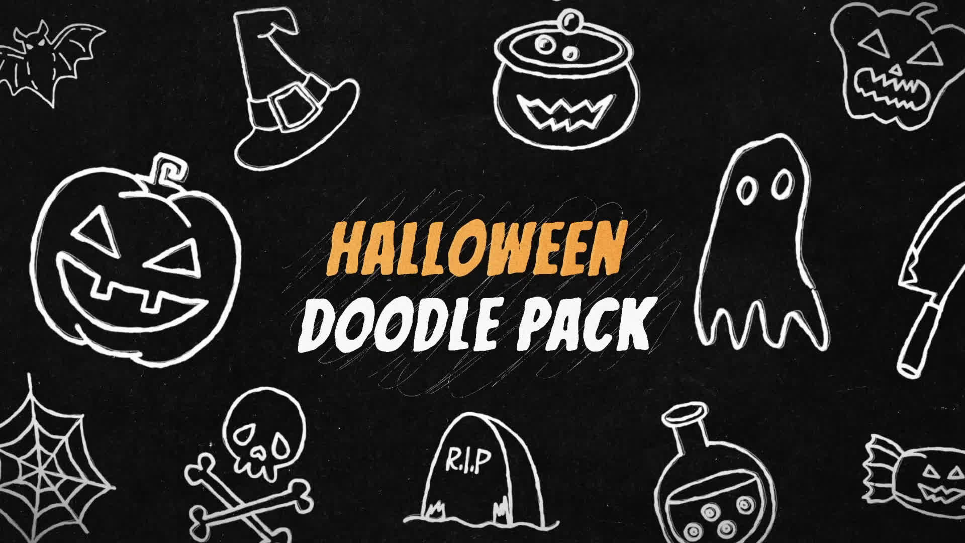 Halloween Doodles Pack