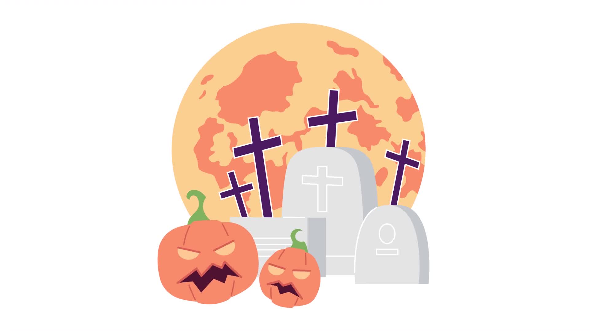 Halloween Gravestone Animation