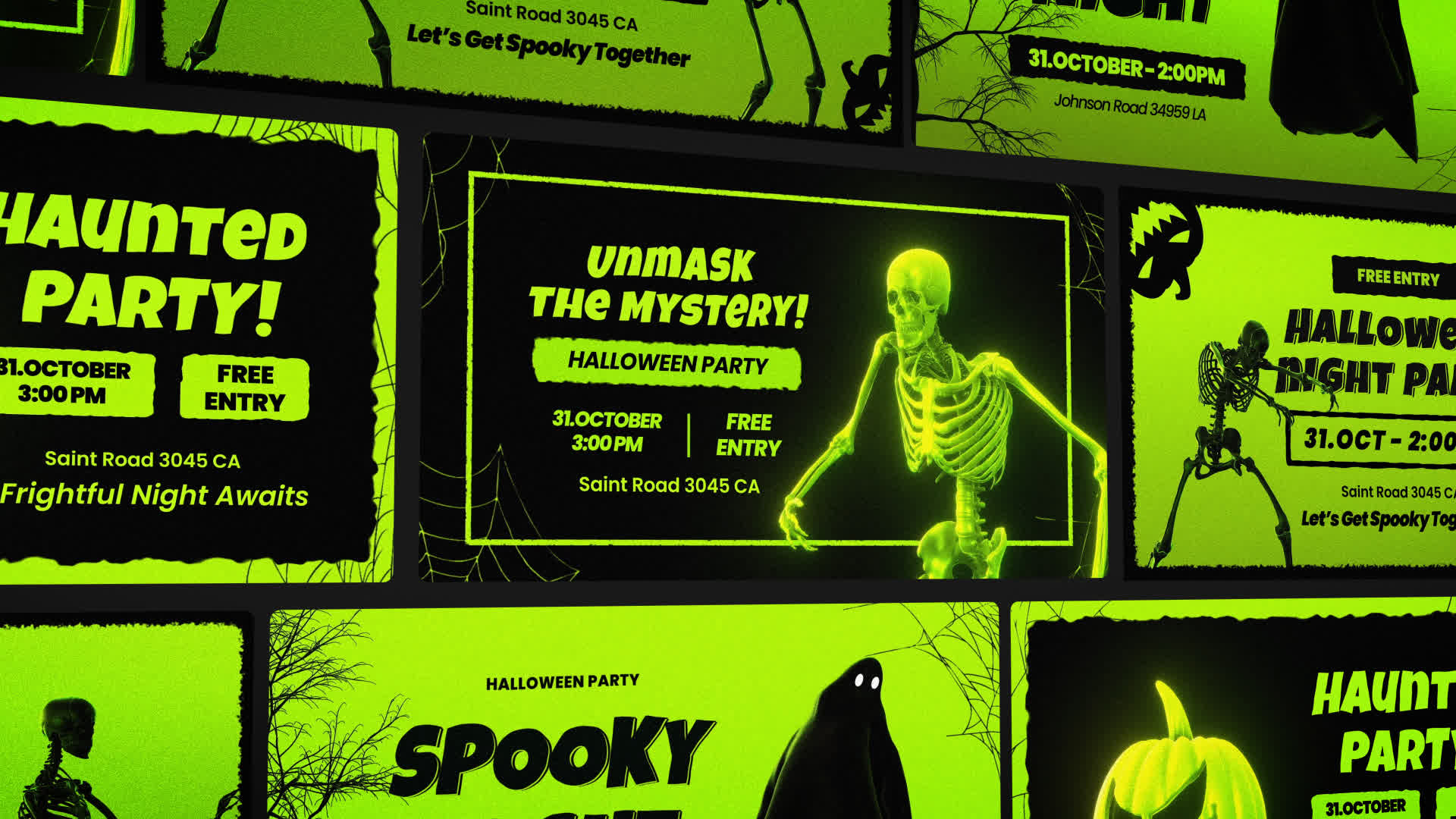 Halloween Mystery Posters