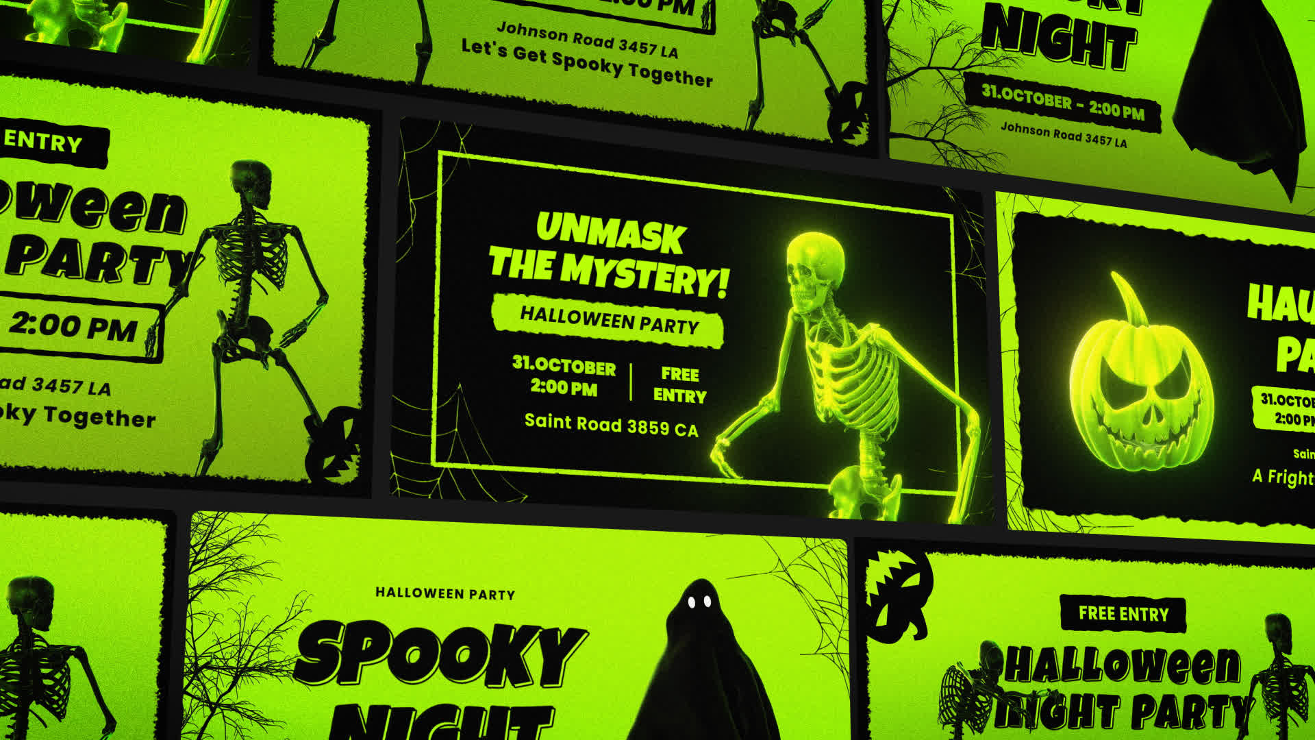 Halloween Mystery Posters