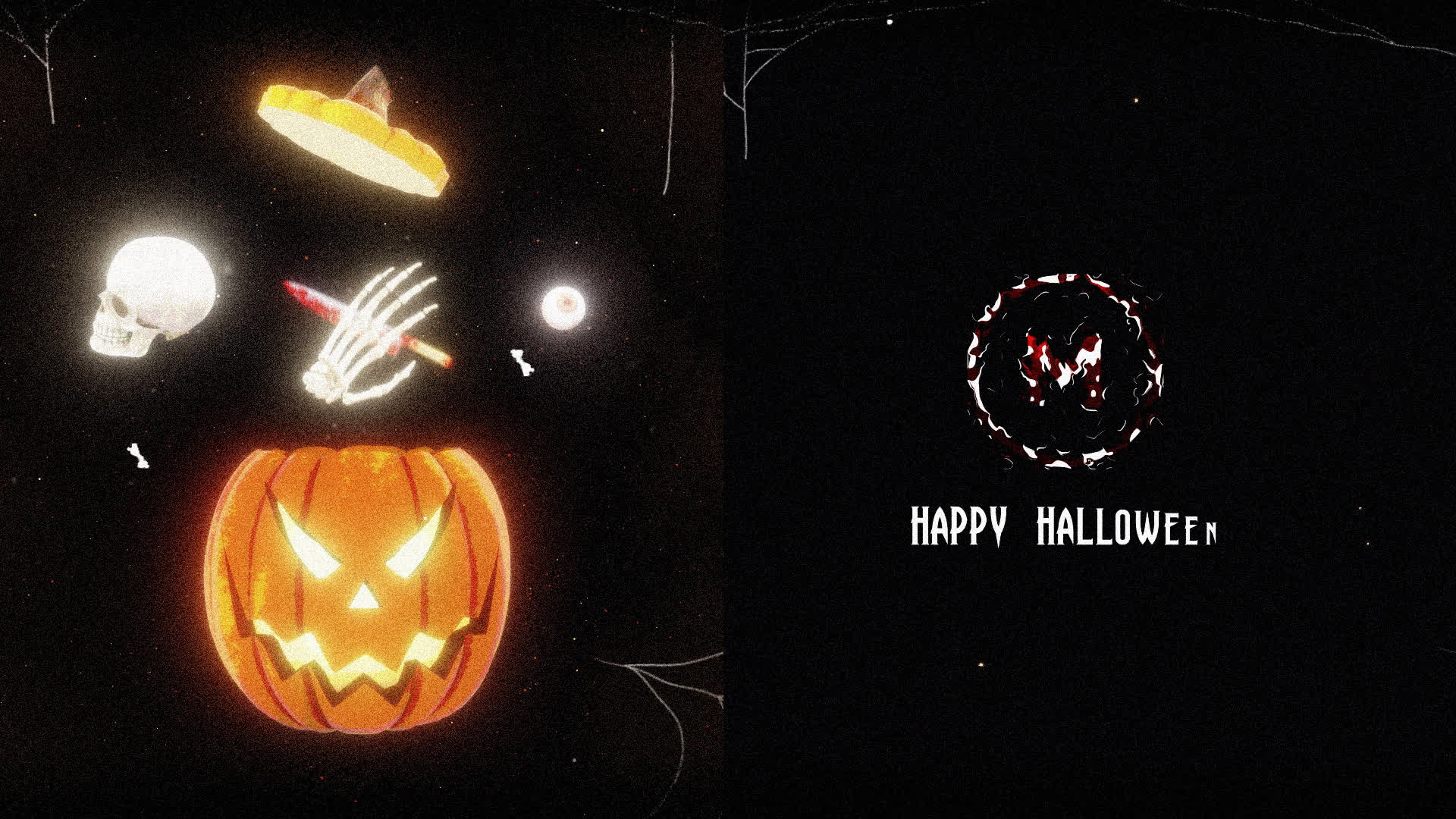 Halloween Retro Logo