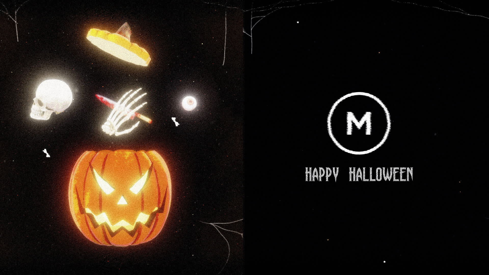 Halloween Retro Logo