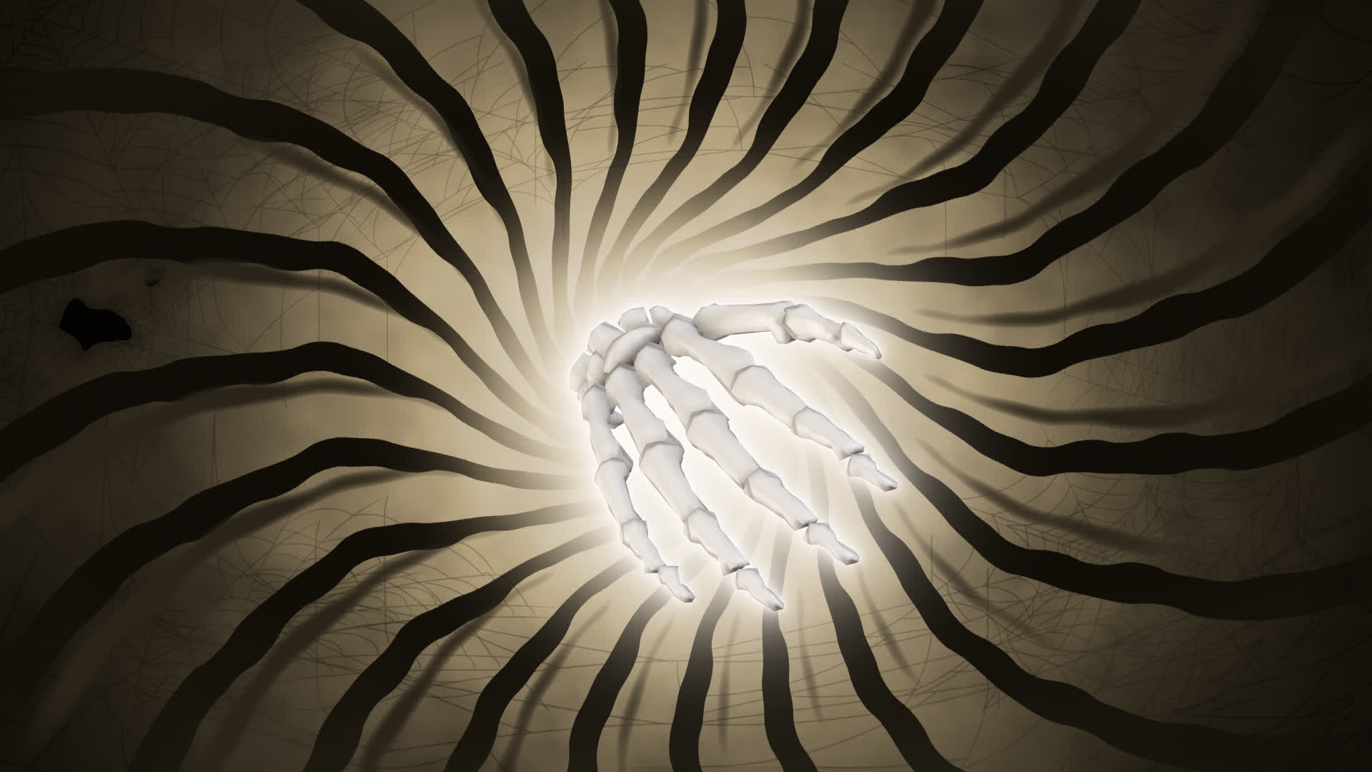 Halloween Skeleton Hand Transition