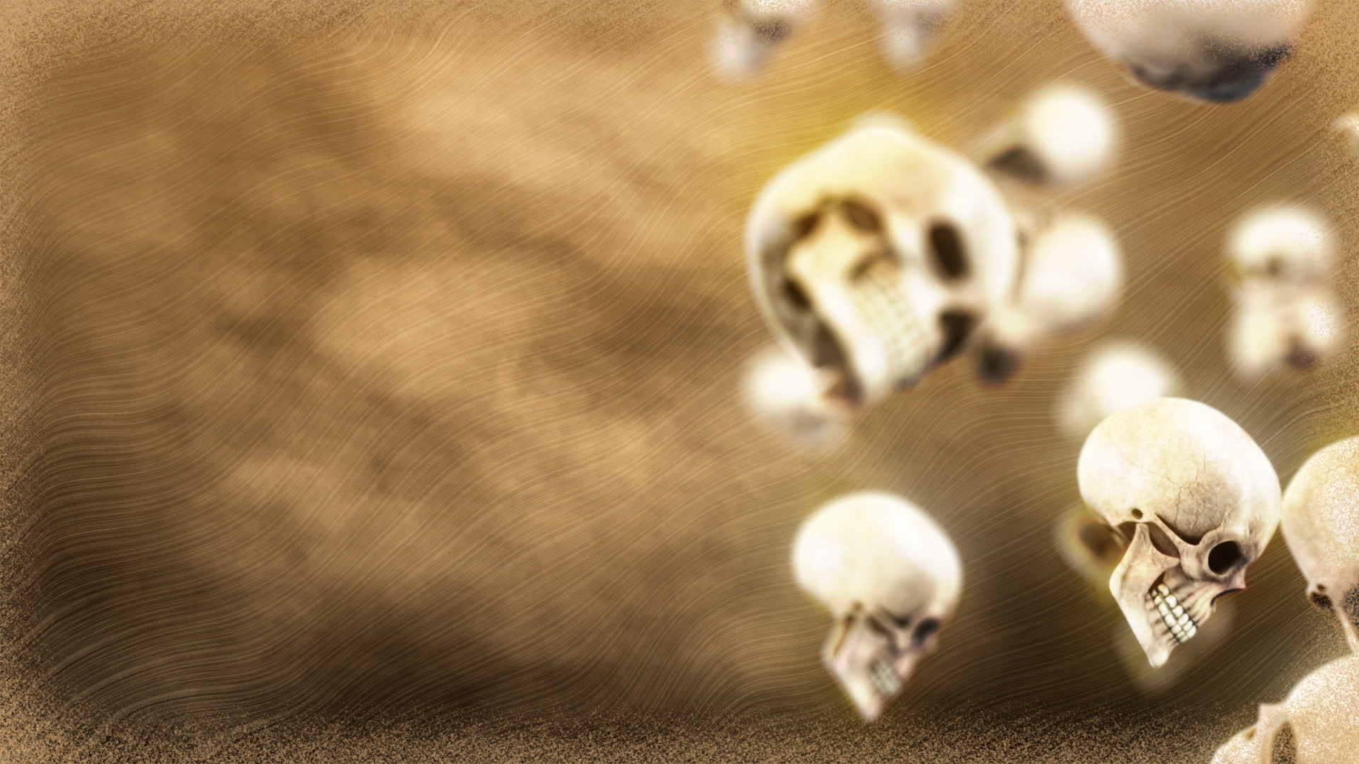 Halloween Skulls Background