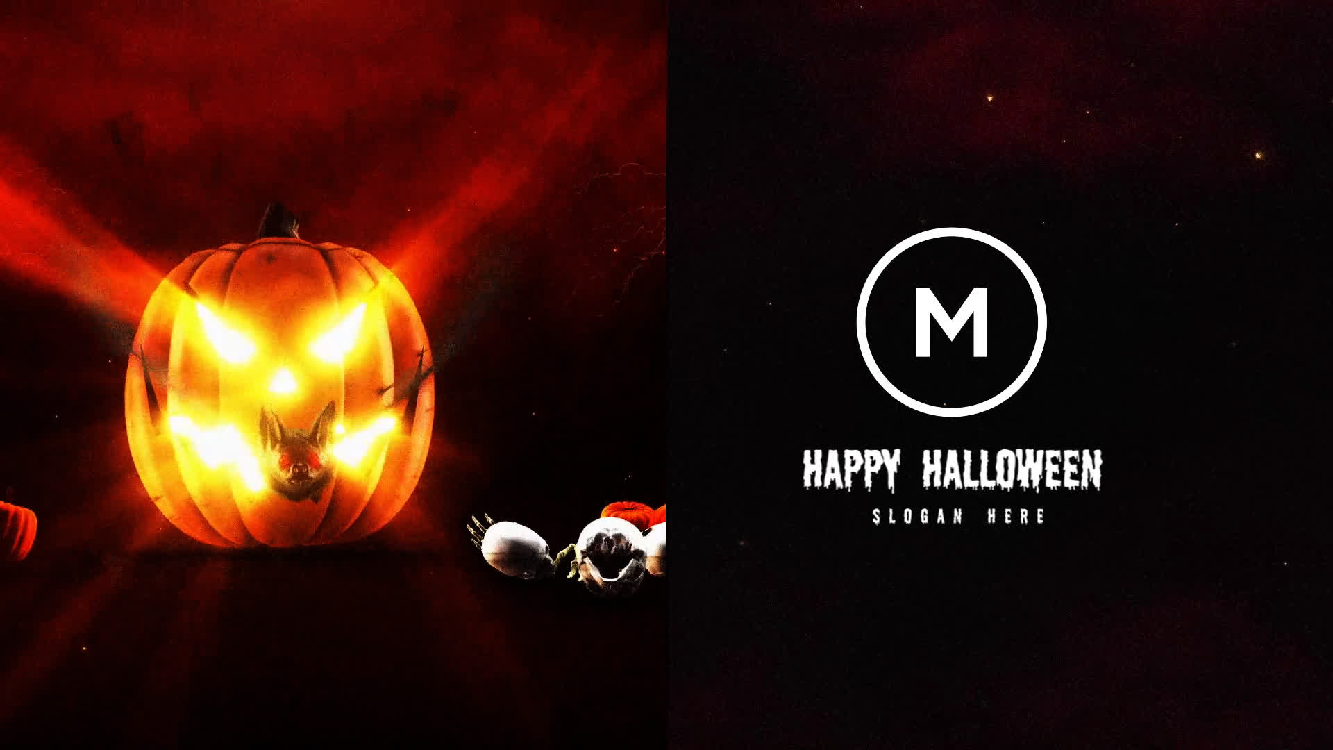 Halloween Spooky Logo