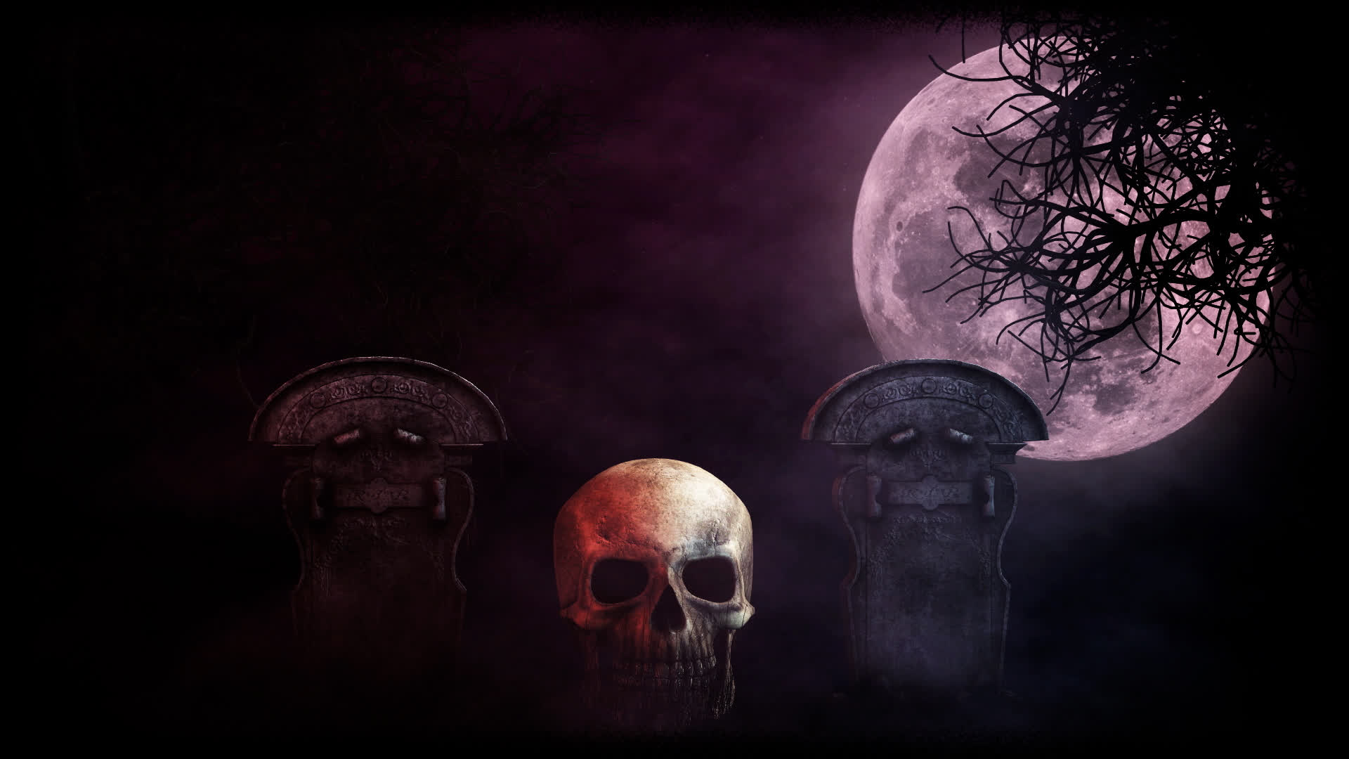 Halloween Spooky Night Background