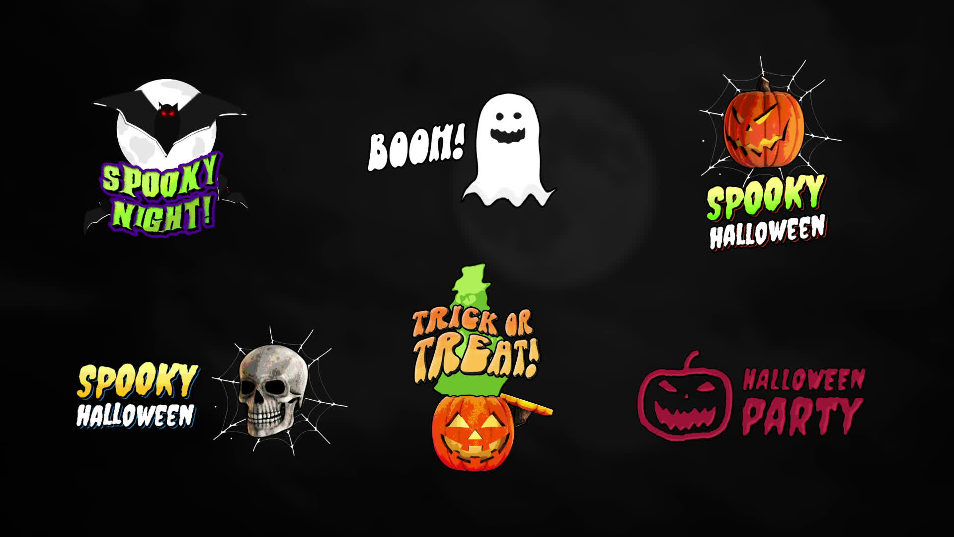 Halloween Spooky Titles Pack