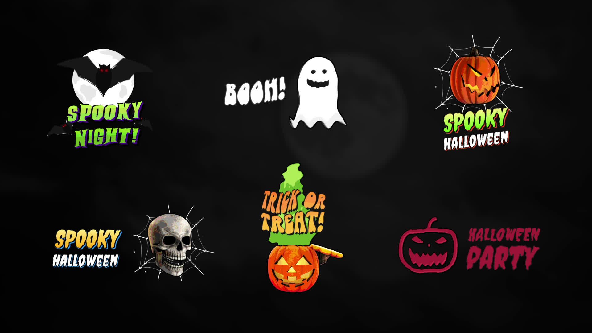 Halloween Spooky Titles Pack