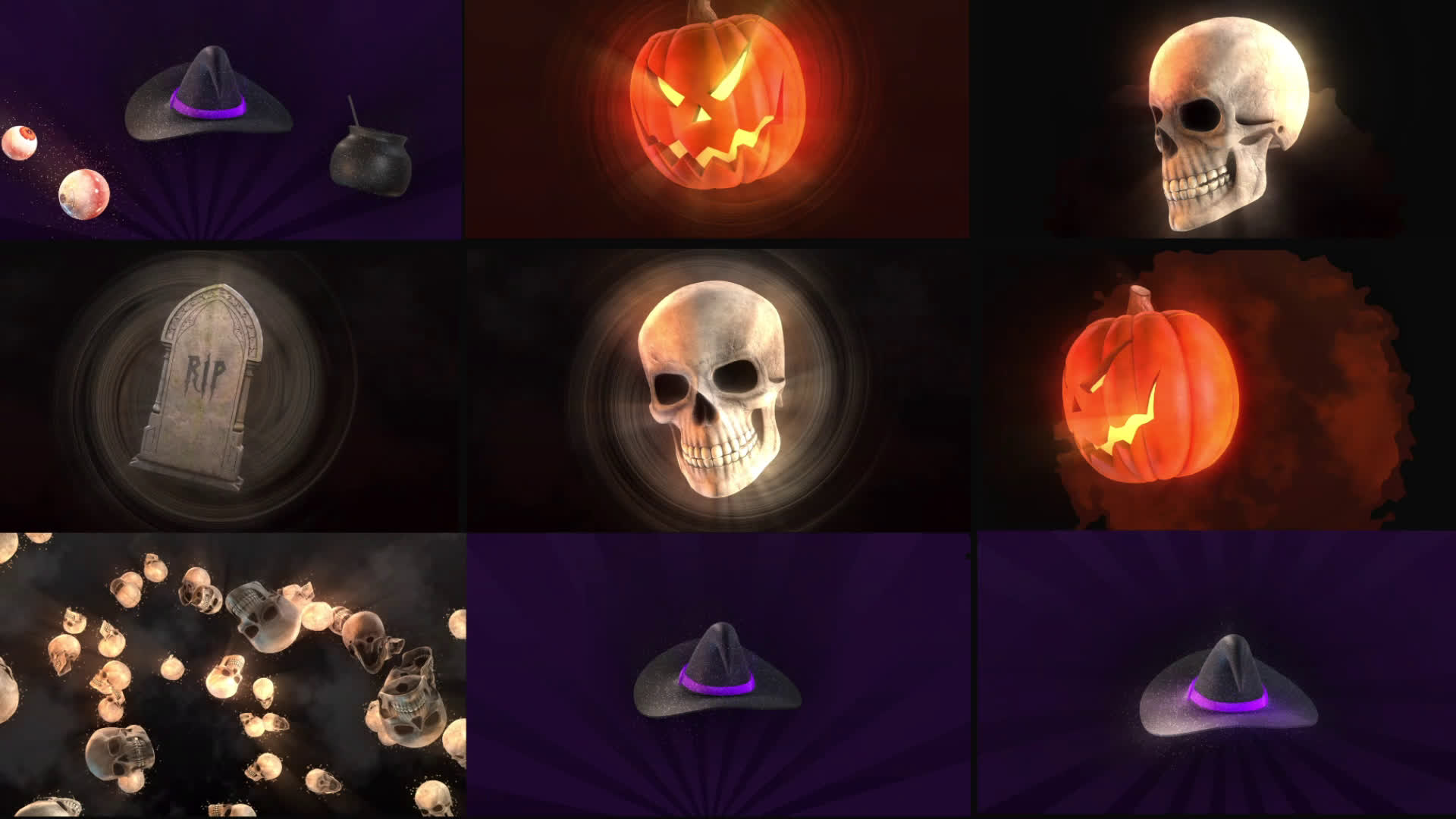 Halloween Spooky Transitions
