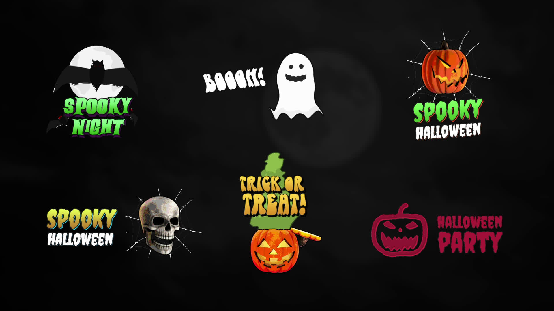 Halloween Titles Pack