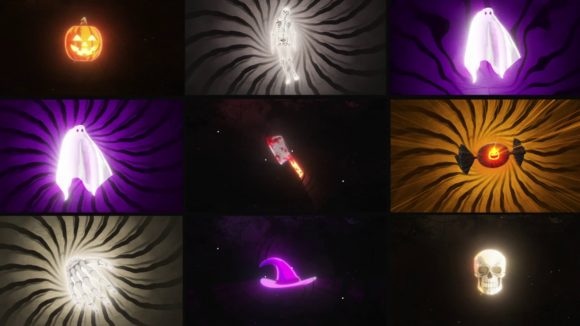 Halloween Transitions Pack