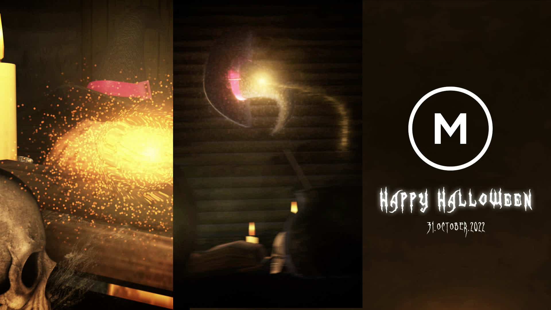 Halloween Witch House Logo Reveal