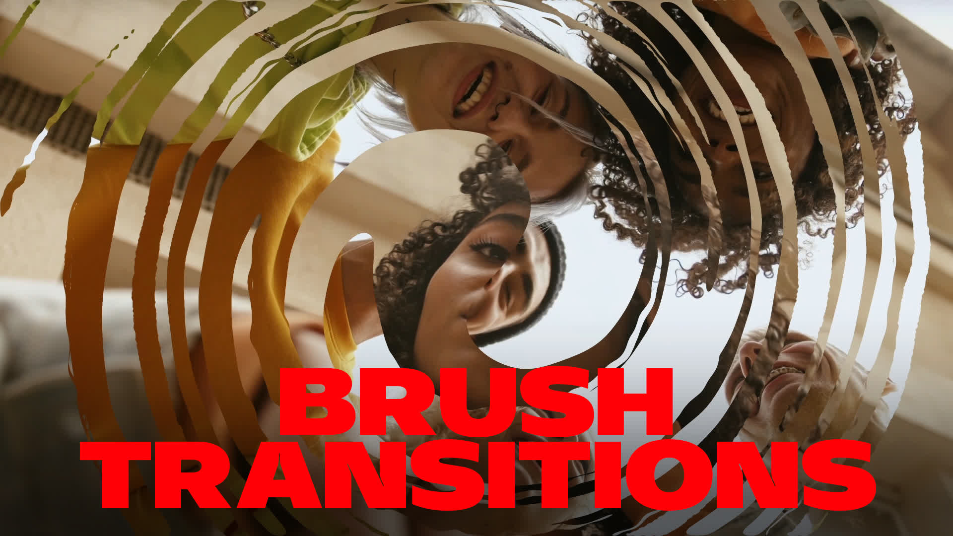 Hand Brush Stroke Transition