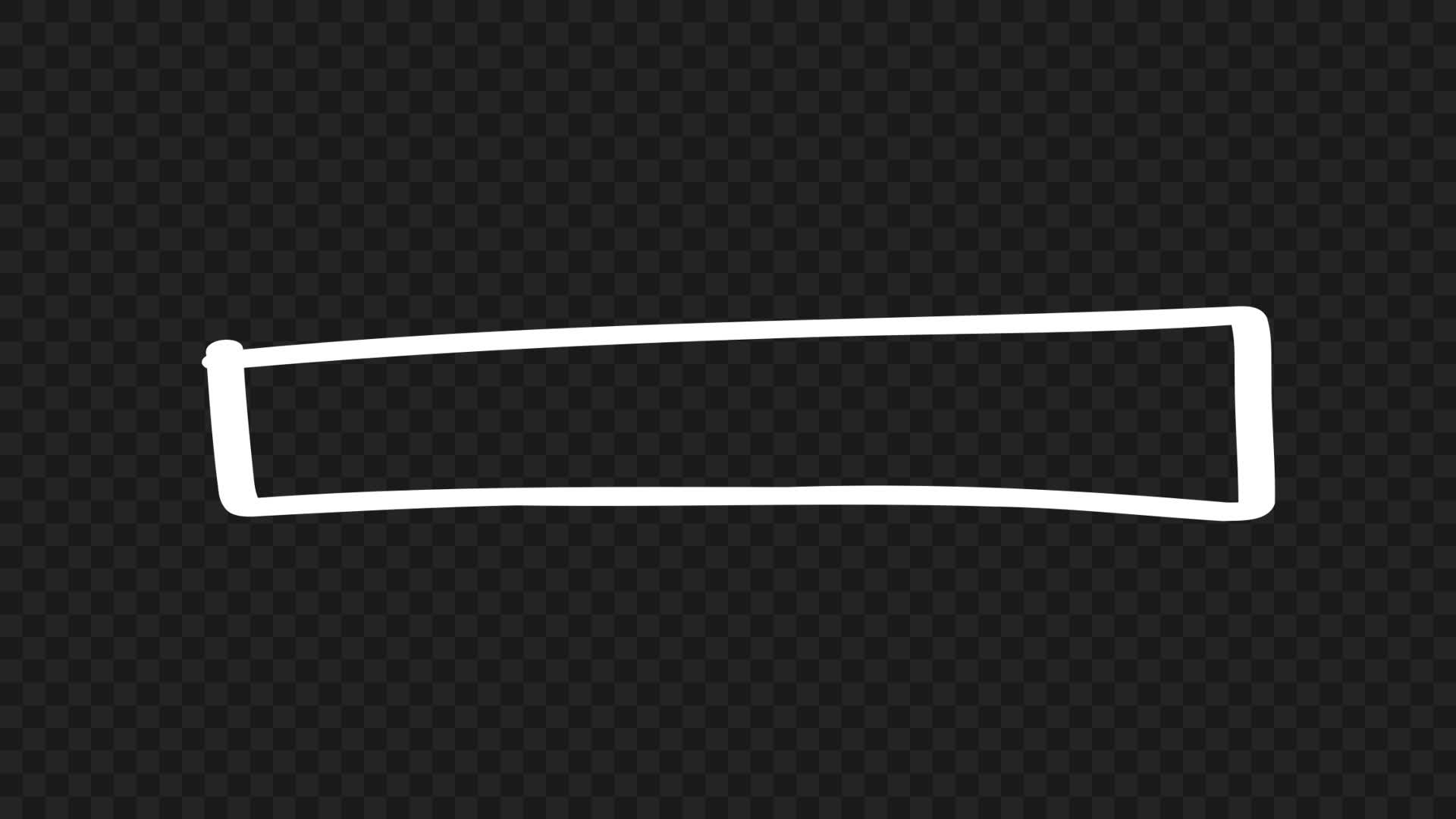 Hand Drawn Box Scribble Element