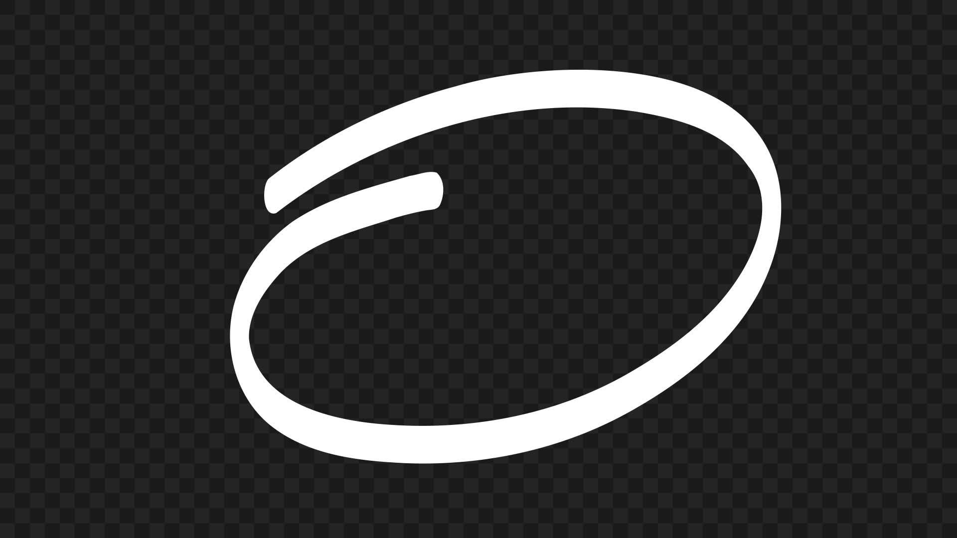 Hand Drawn Circle Scribble Element