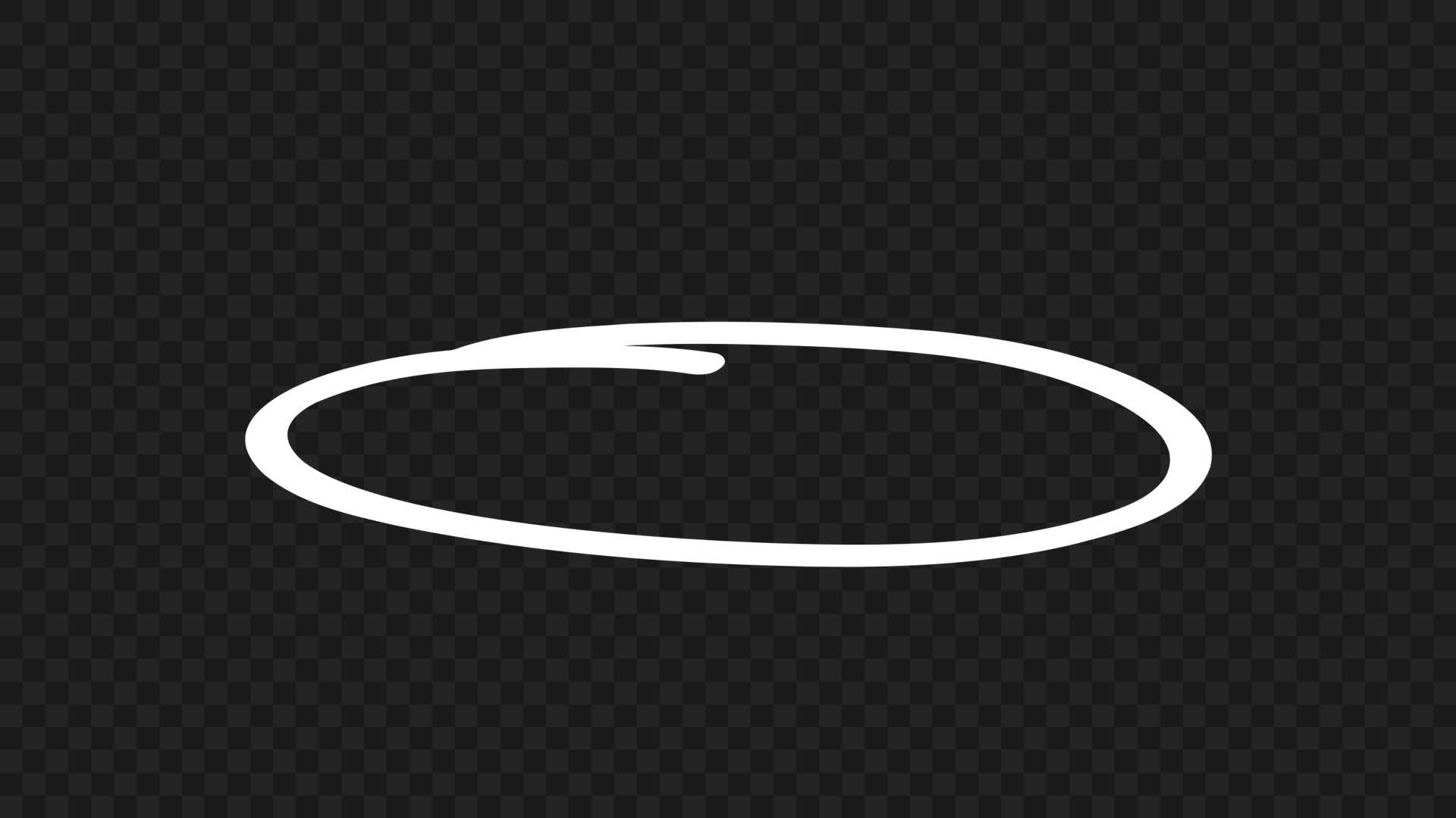 Hand Drawn Circling Scribble Element