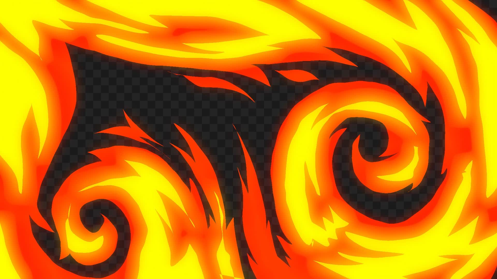 Hand Drawn Fire Transition