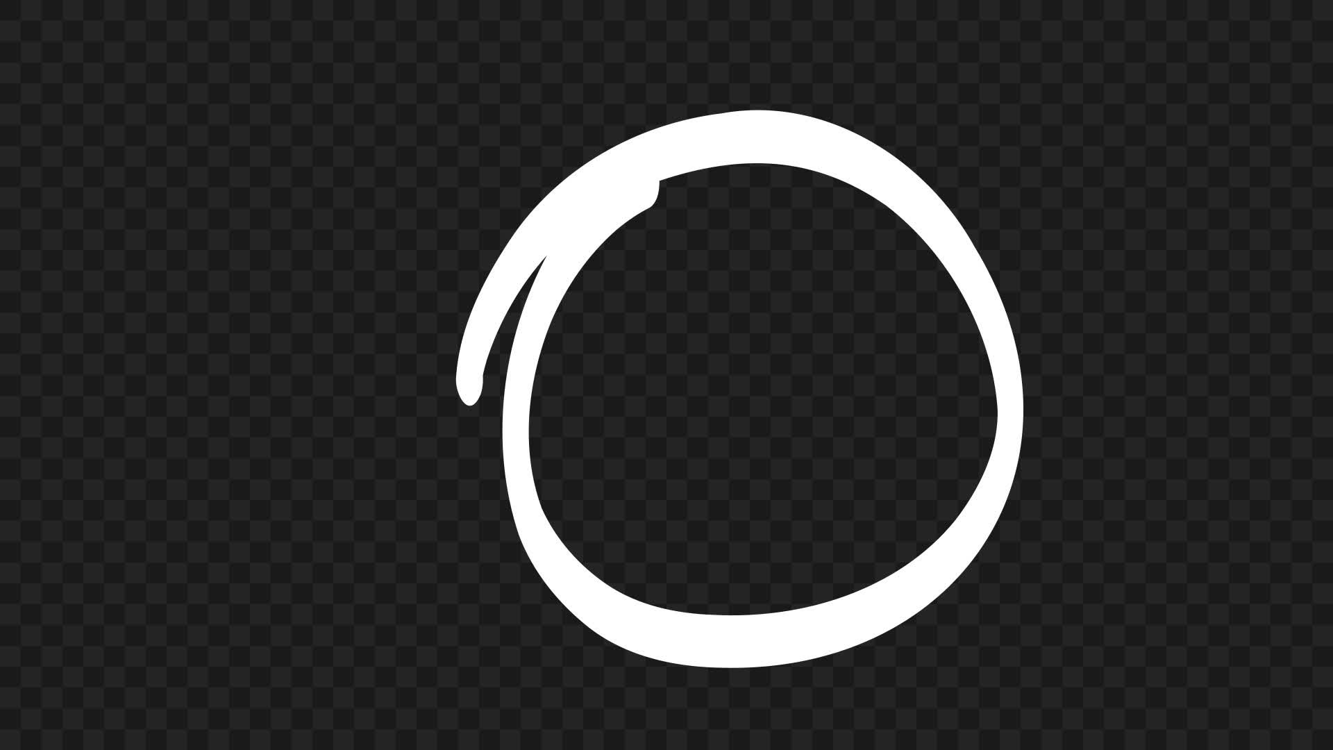 Hand Drawn Round Scribble Element