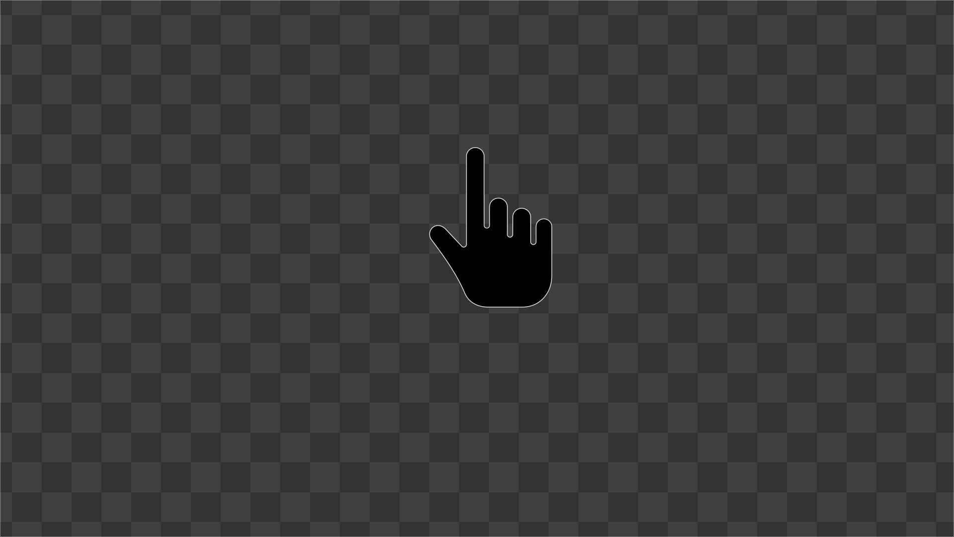 Hand Pointer Cursor With Click Animation