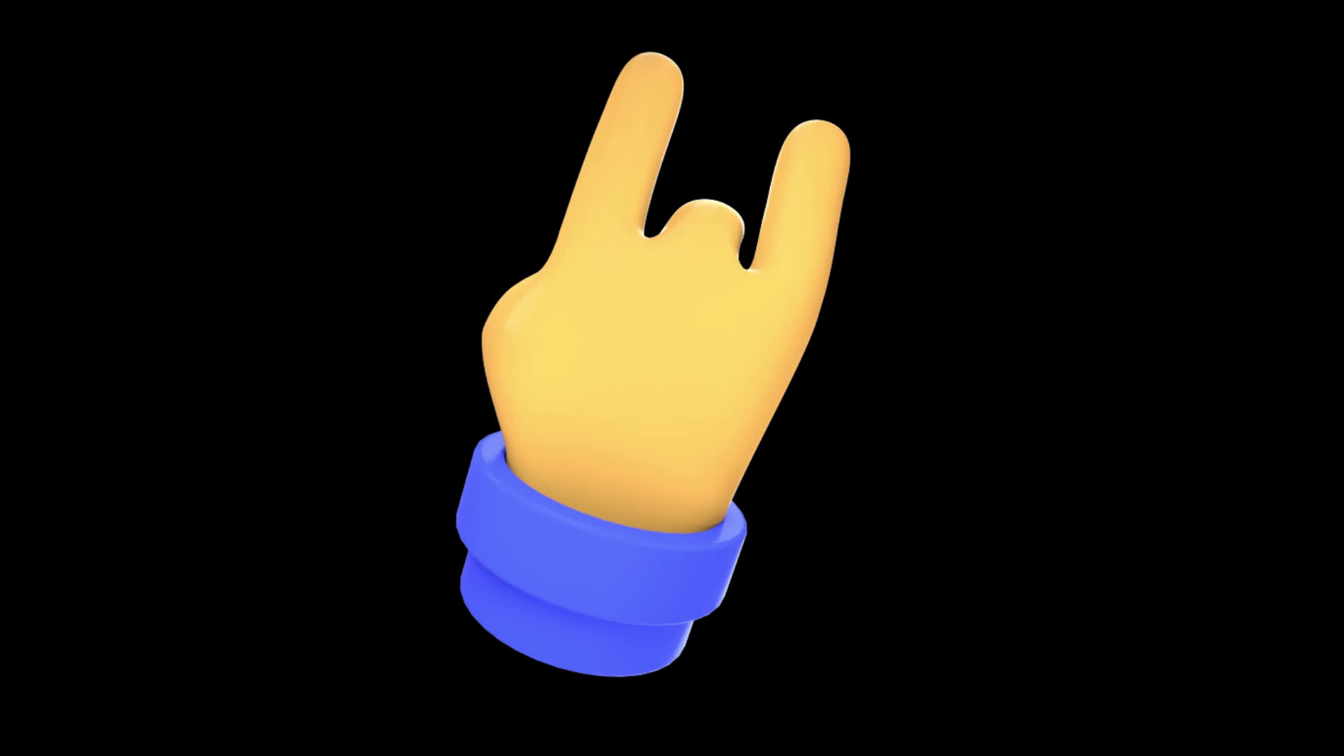 Hand Rock Sign Emoji