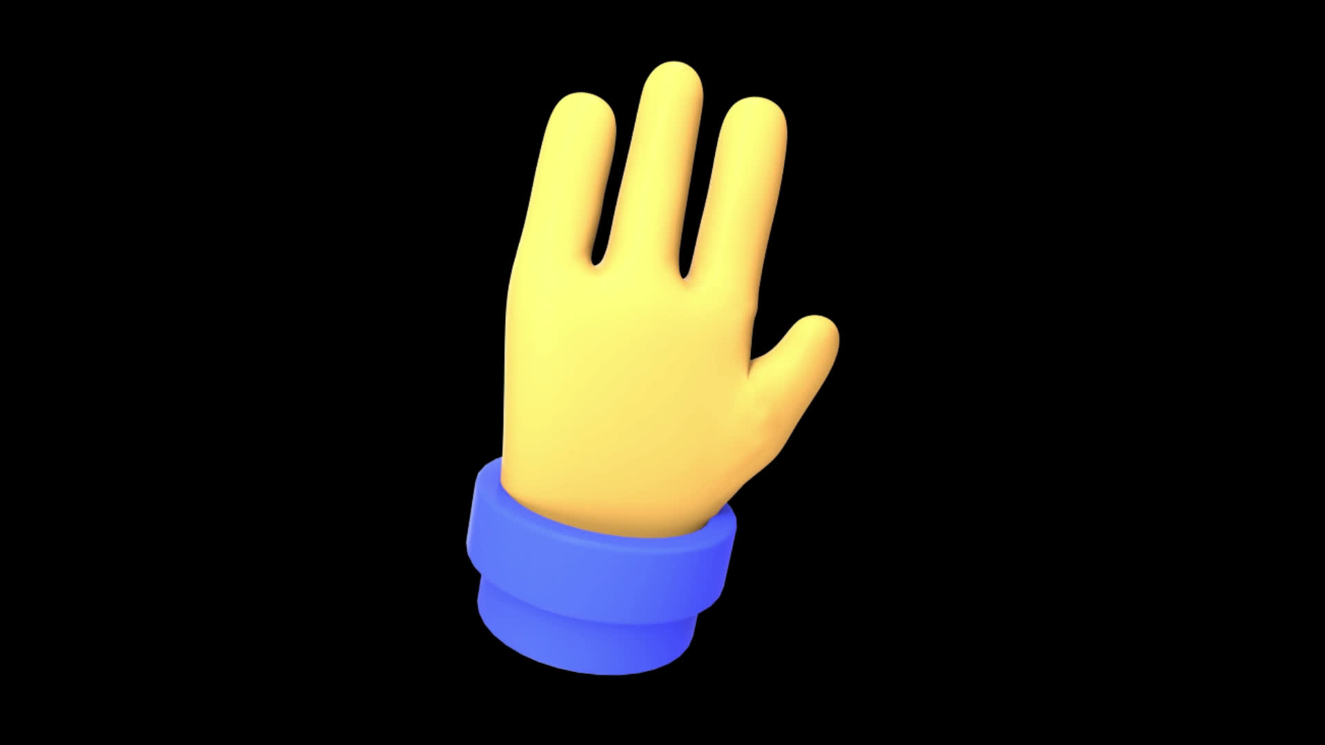 Hand Wave Emoji