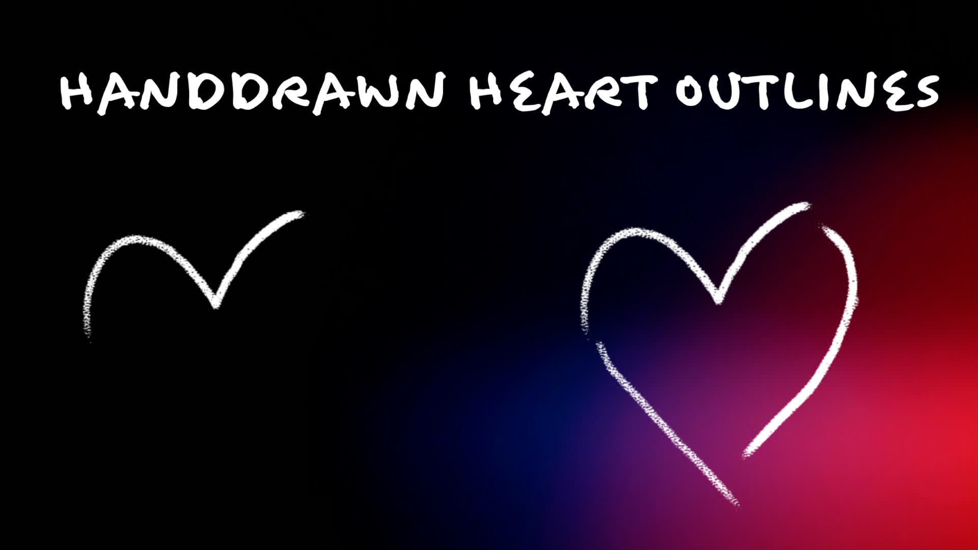 Handdrawn Heart Outline